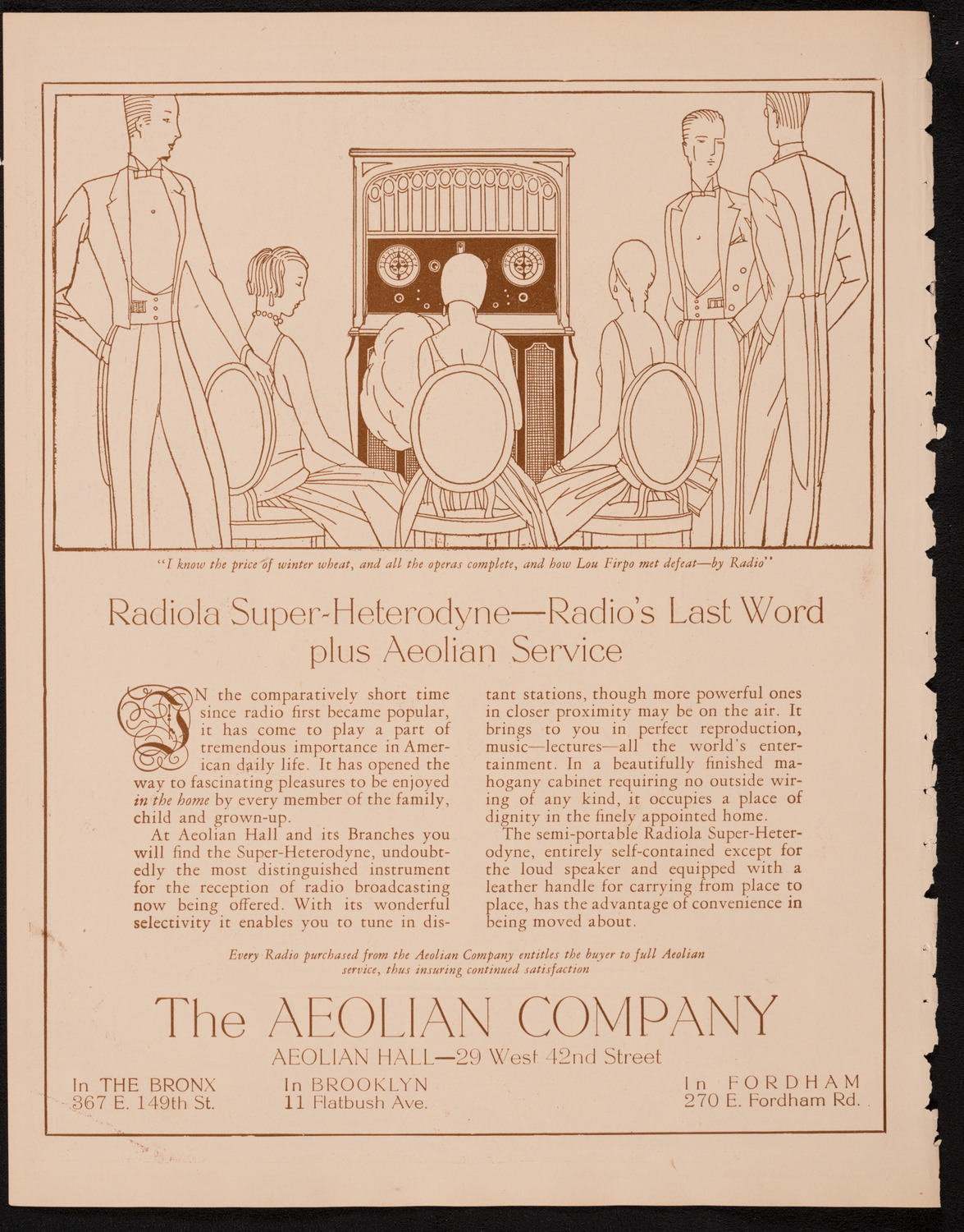 Schola Cantorum of New York, February 24, 1925, program page 2