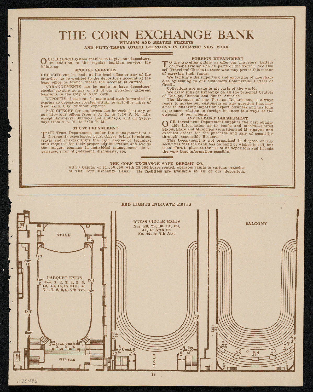 Boston Symphony Orchestra, January 3, 1924, program page 11