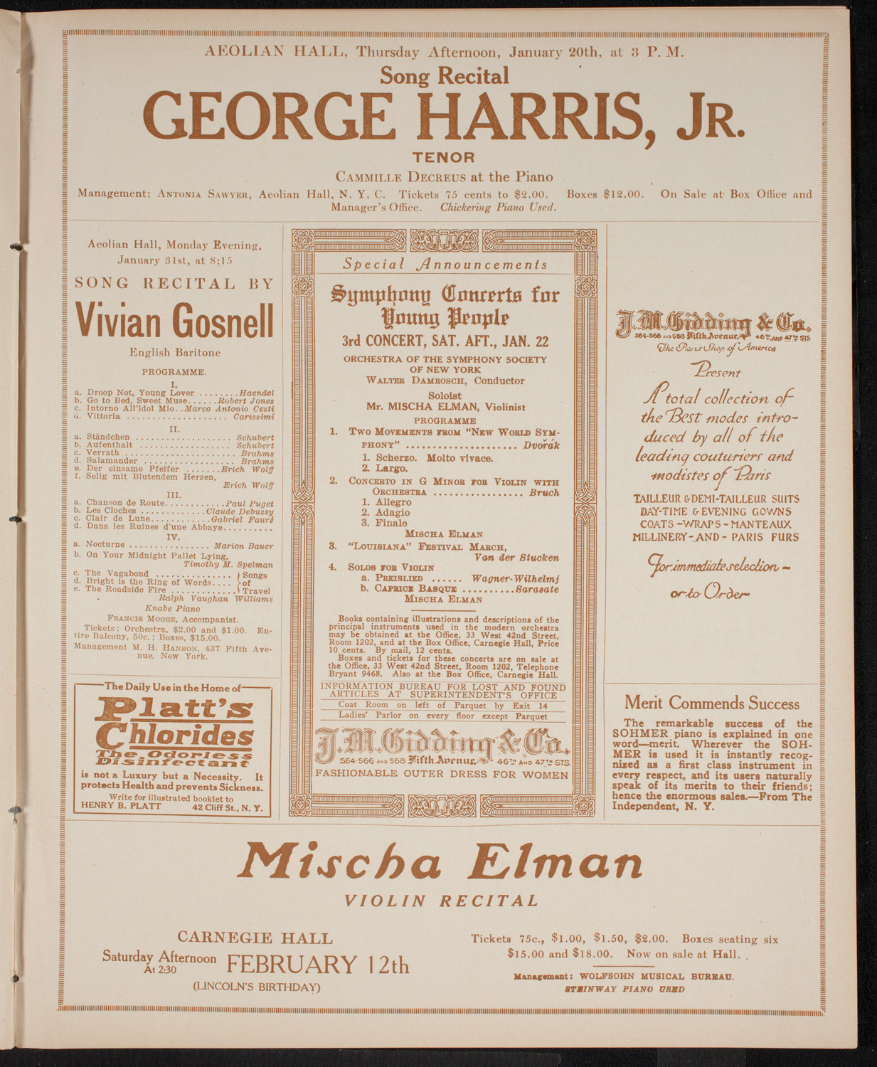 Burton Holmes Travelogue: Florida, January 16, 1916, program page 9