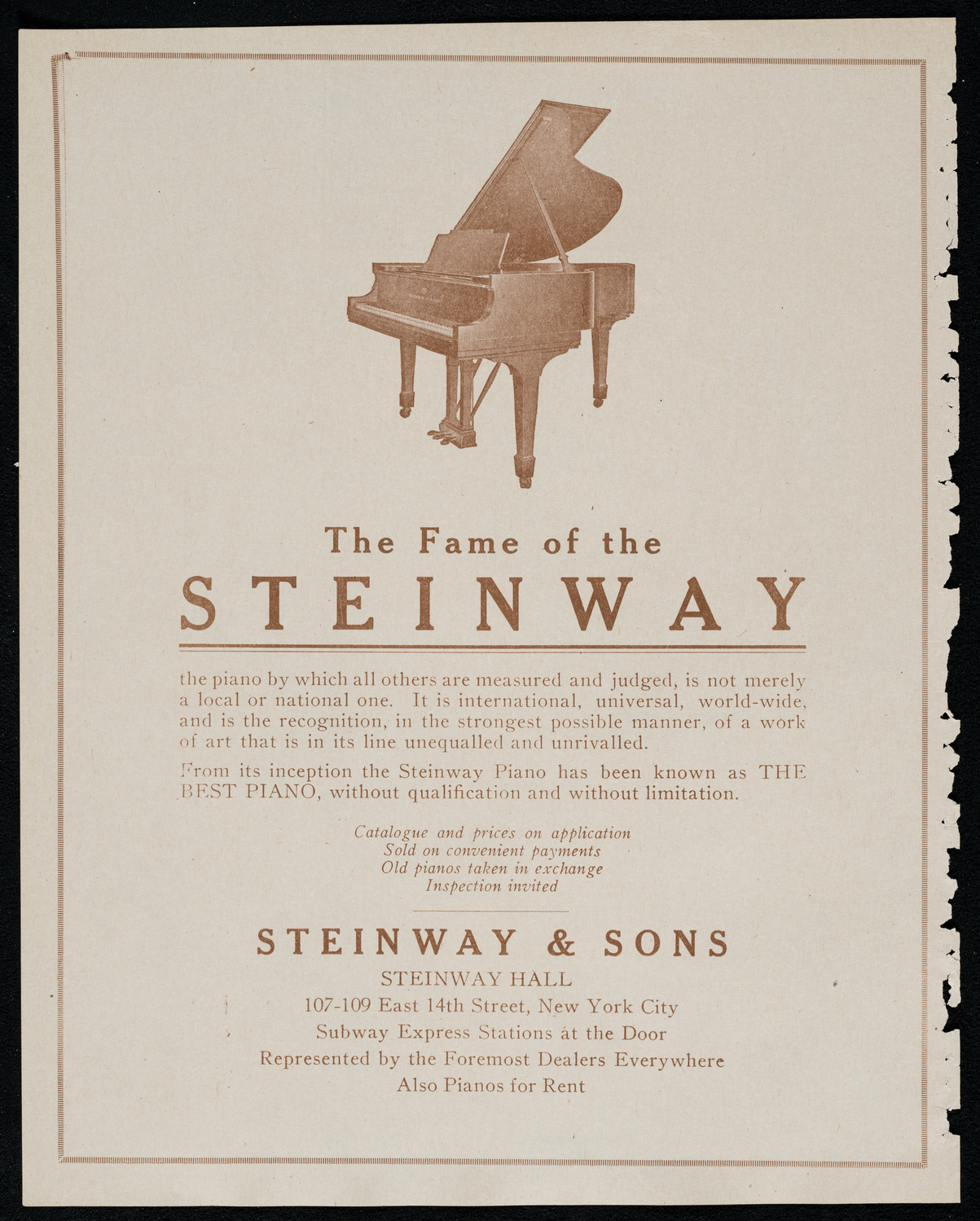 New York Symphony Orchestra, November 5, 1920, program page 4