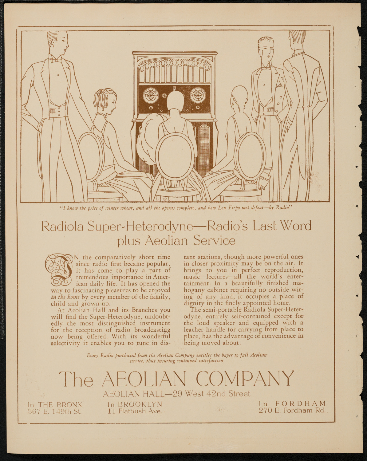 New York Symphony Orchestra, April 3, 1925, program page 2