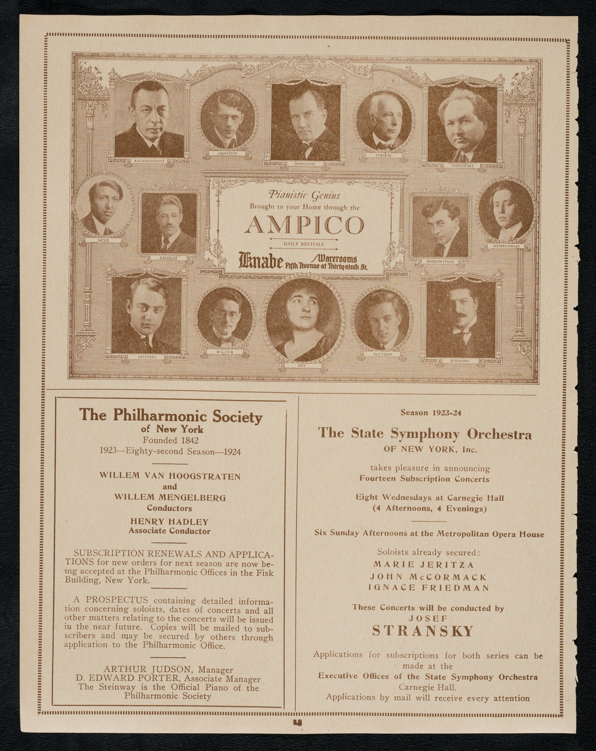 Meeting: Salvation Army, April 29, 1923, program page 12