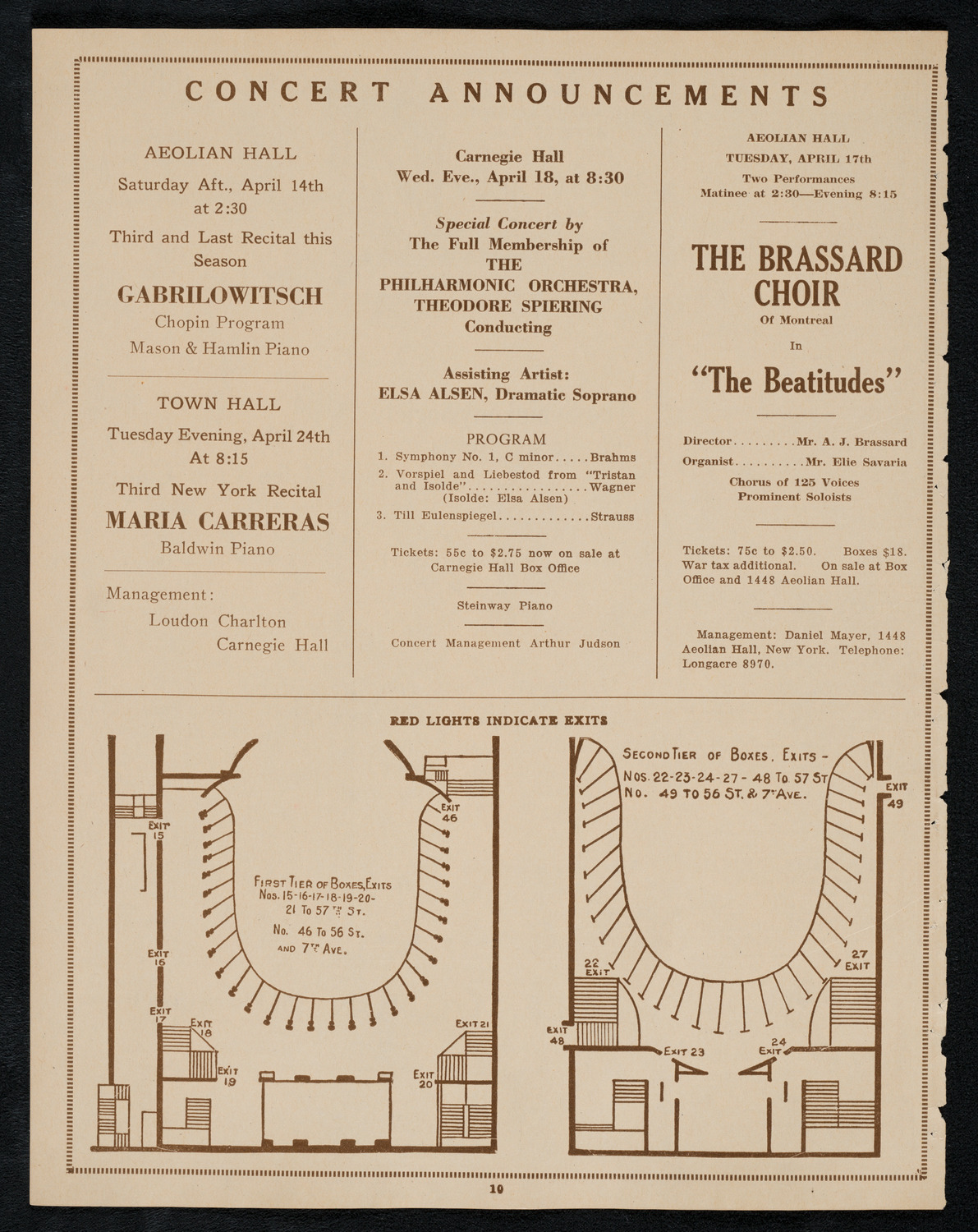 Harvard Glee Club, April 14, 1923, program page 10