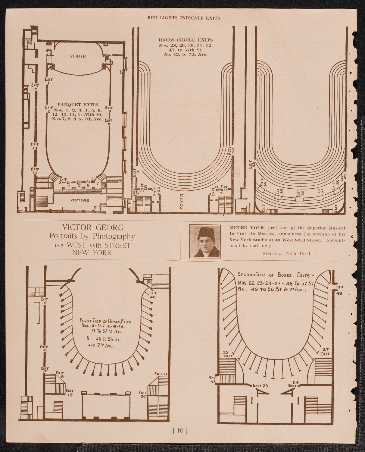 Elly Ney, Piano, October 26, 1921, program page 10