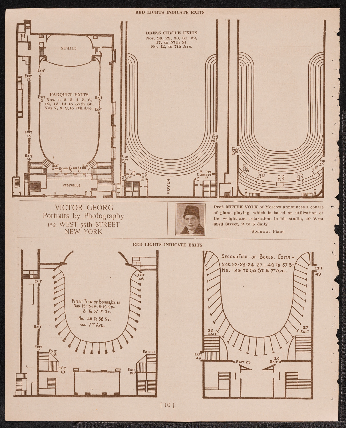 Louise Homer, Contralto, November 19, 1921, program page 10