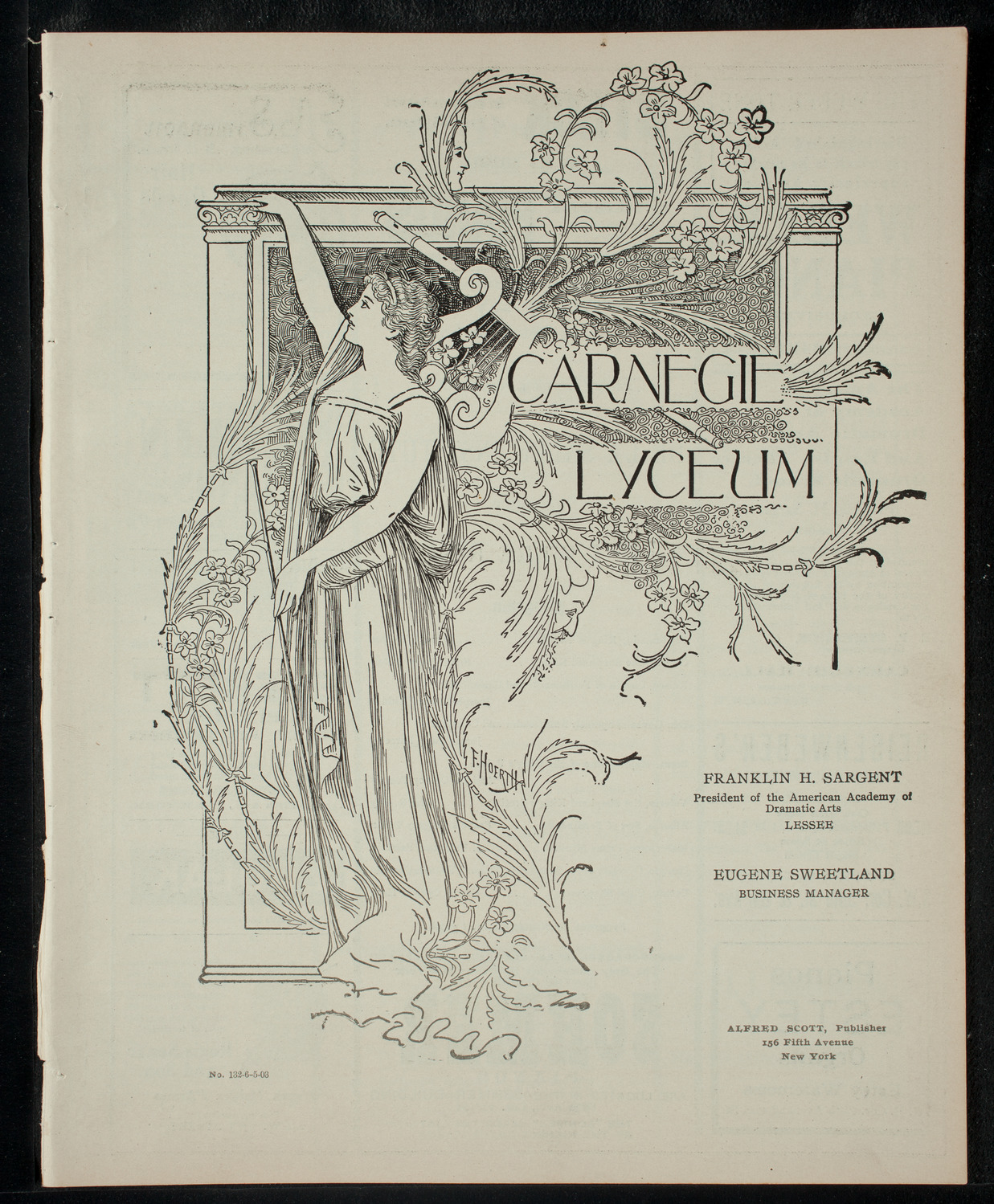 De La Salle Institute, June 5, 1903, program page 1