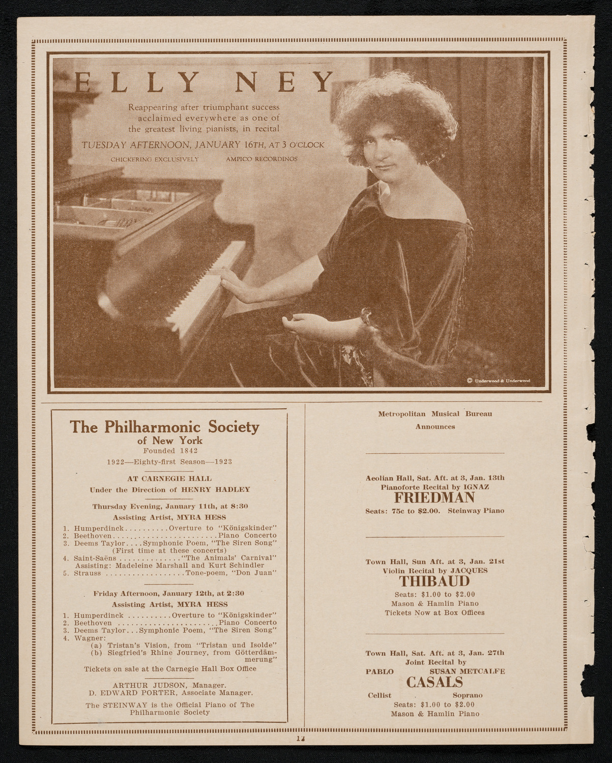 Meeting: Metropolitan Automotive Jobbers, January 10, 1923, program page 12