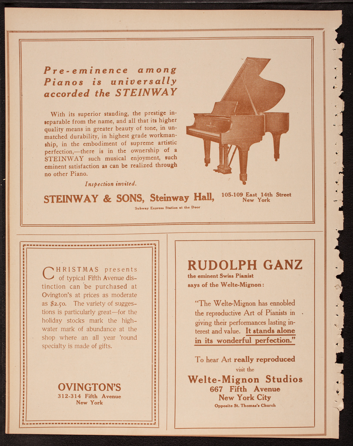 Home Symphony Concert: New York Philharmonic, December 12, 1917, program page 4
