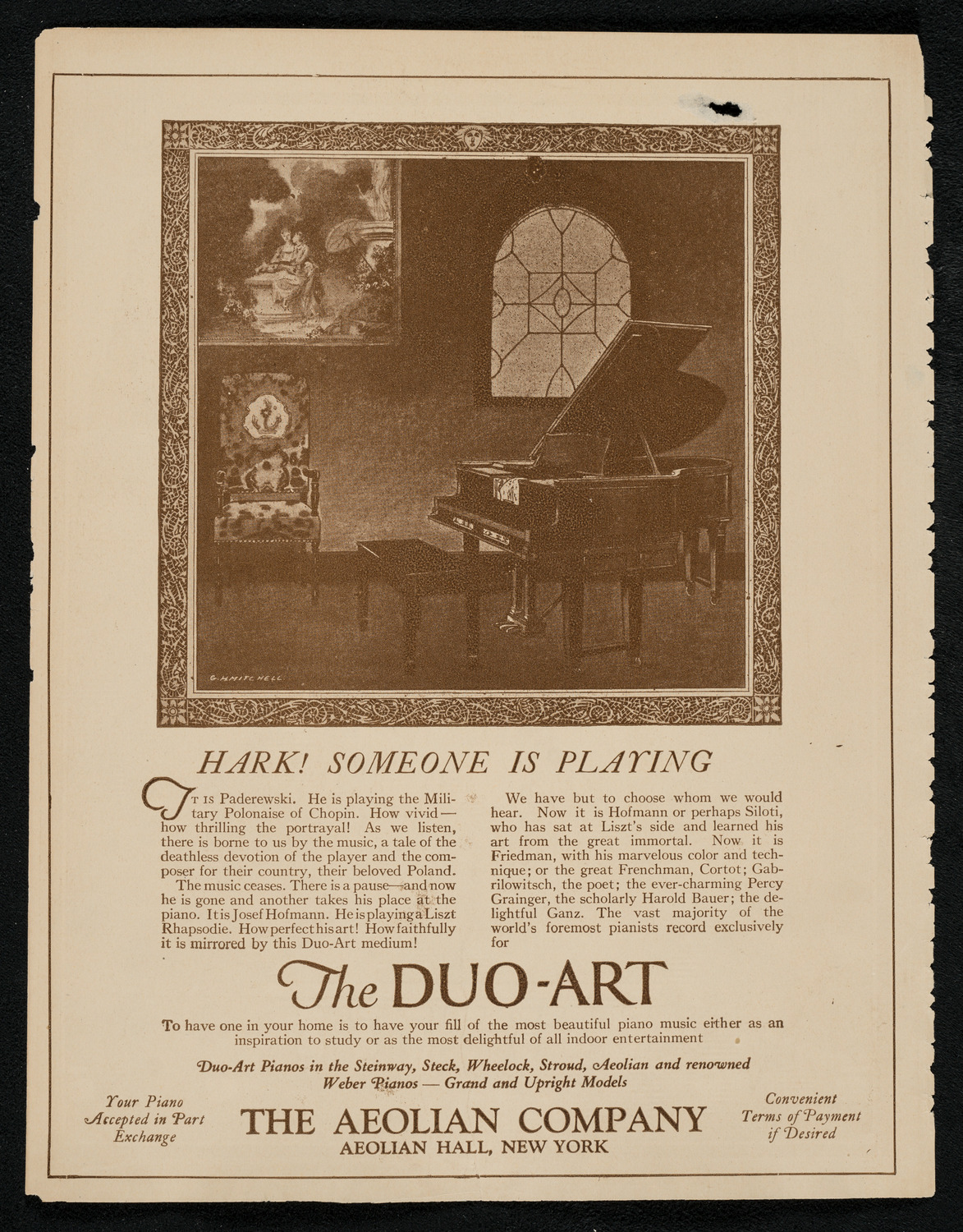 Hipolito Lazaro, Tenor, June 25, 1924, program page 2