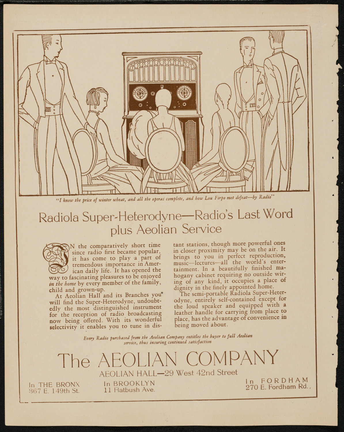 Farewell Concert and Meeting for R. Abramowitch, April 19, 1925, program page 2