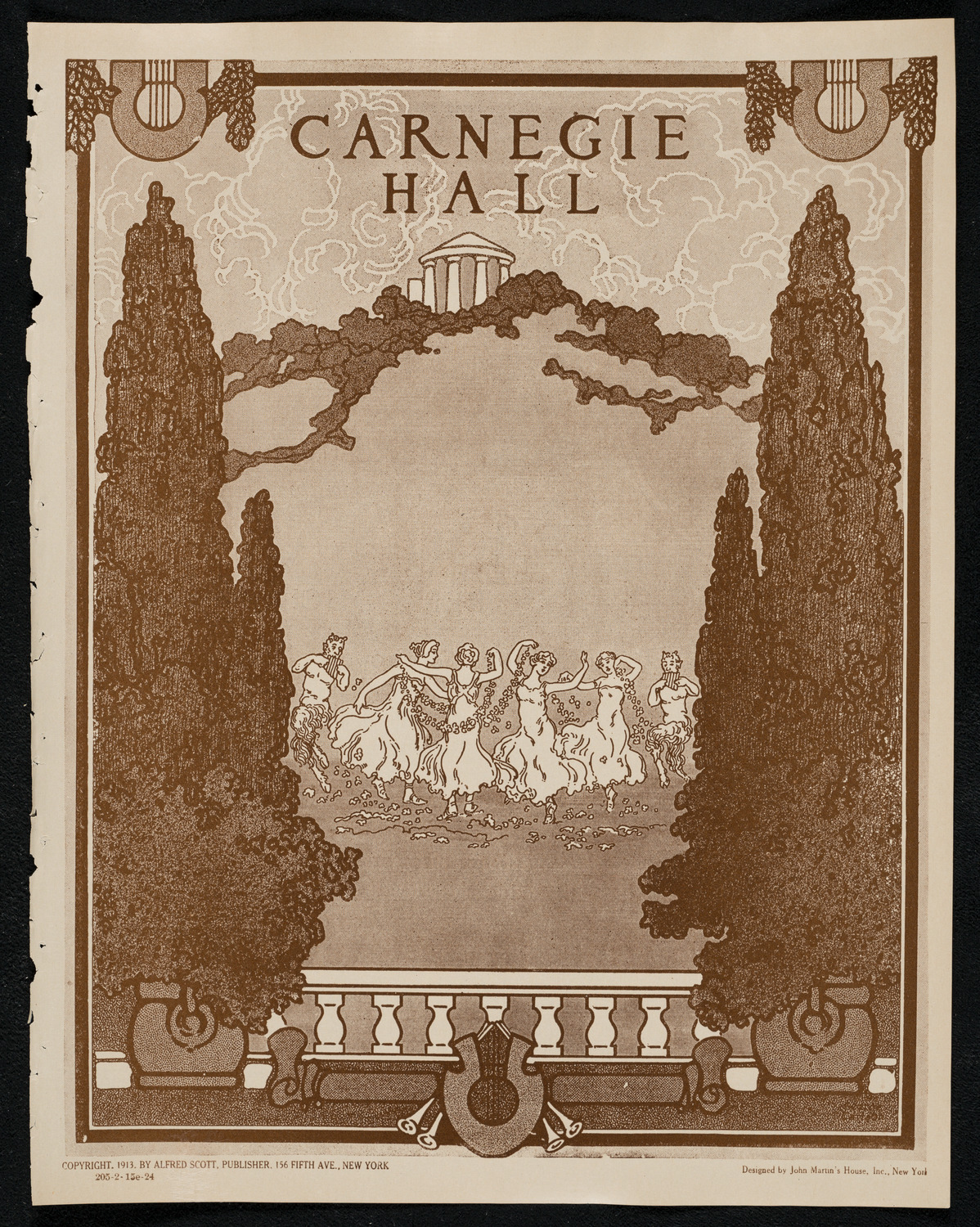 New York Symphony Orchestra, February 15, 1924, program page 1