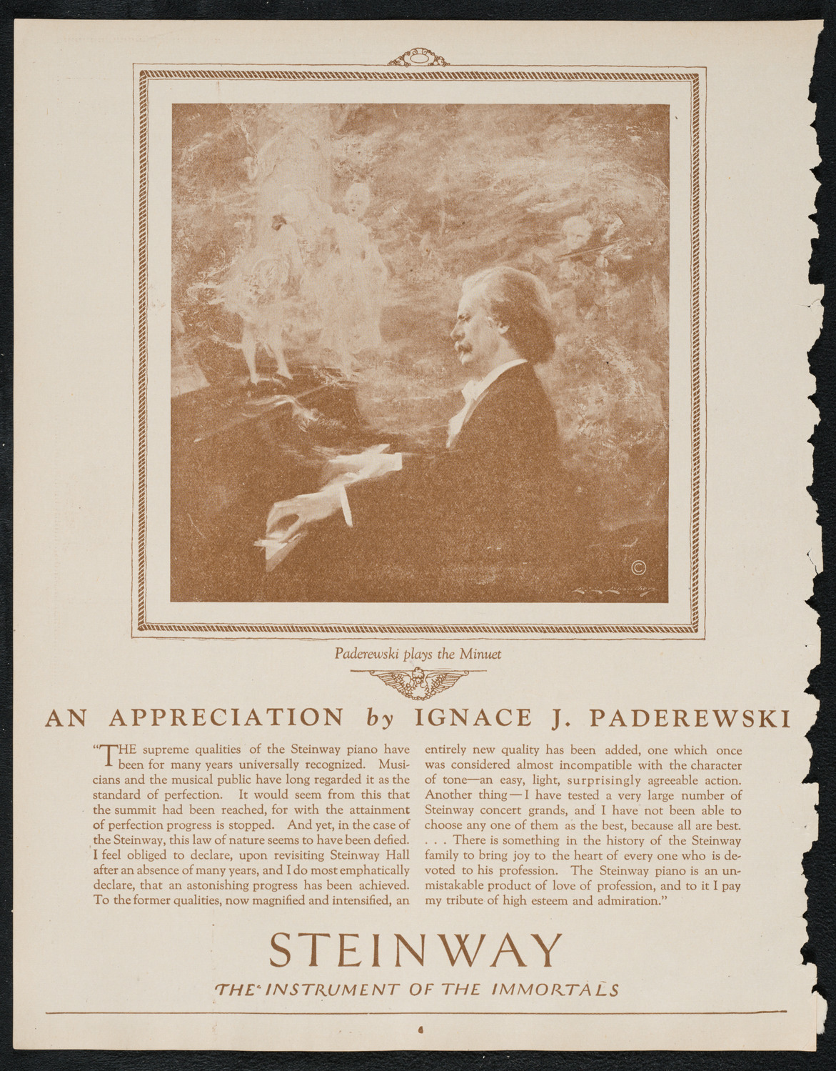 Sigrid Onégin, Contralto, December 6, 1922, program page 4