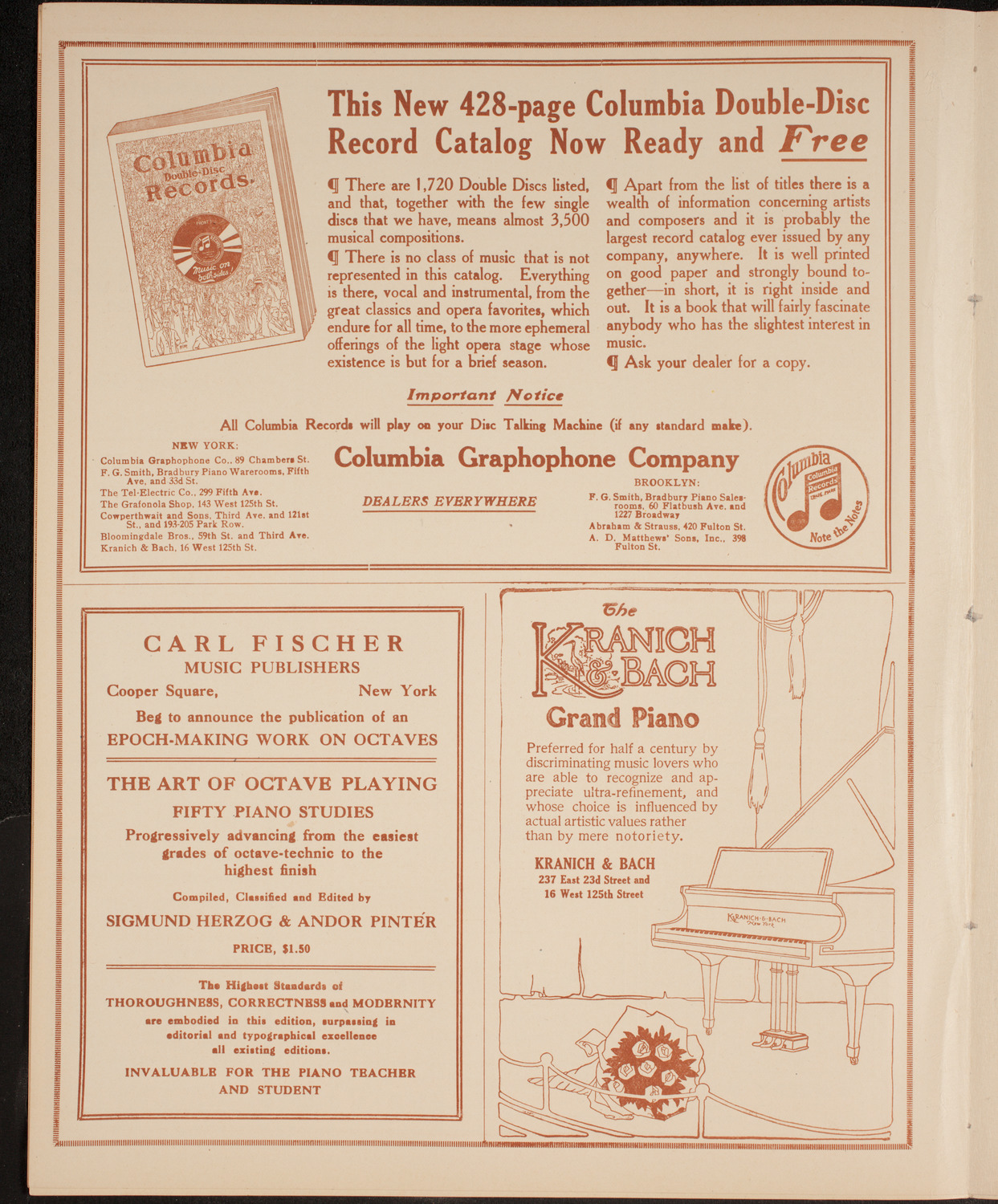 United Swedish Singing Societies of New York, December 26, 1914, program page 6