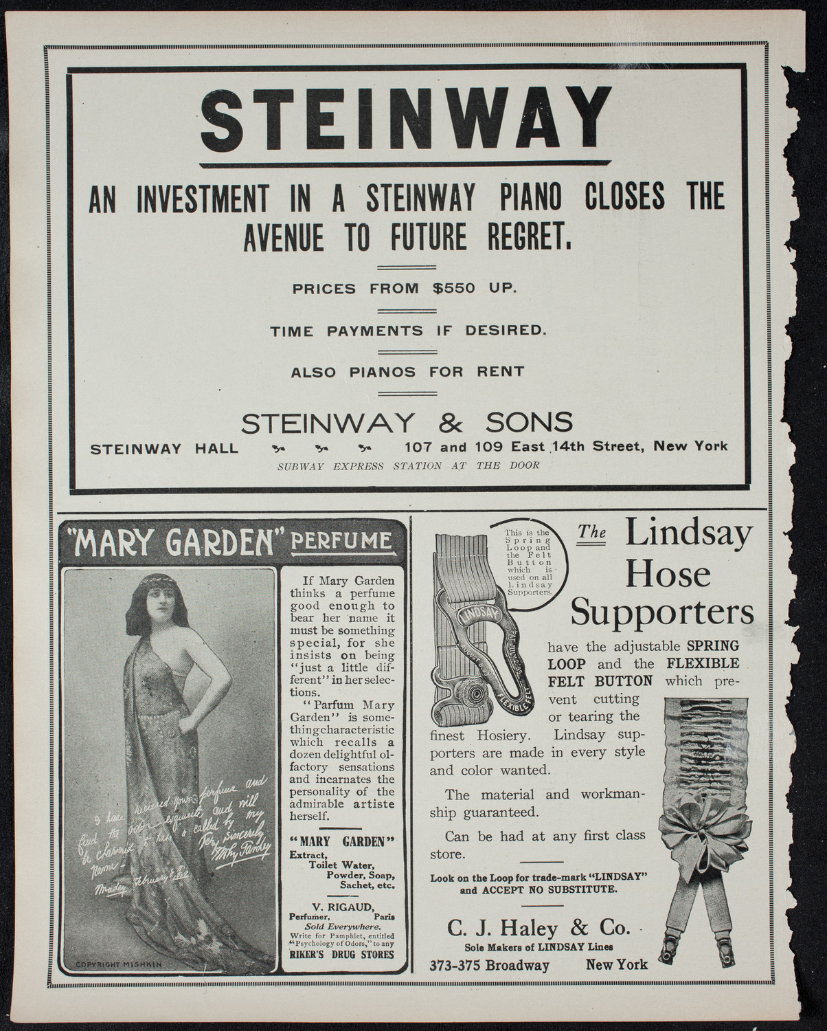 Maurice Renaud, Baritone, January 10, 1911, program page 4