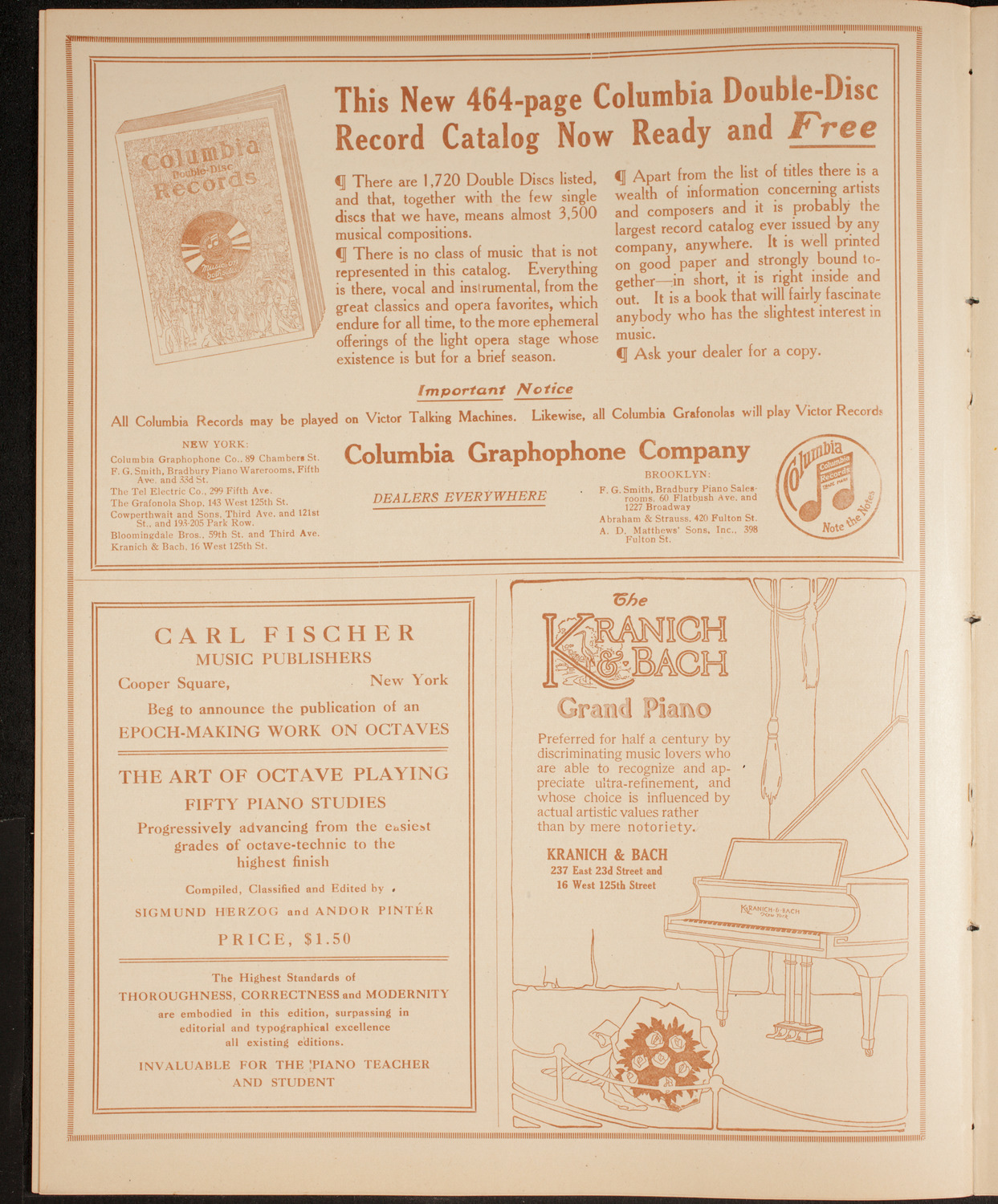 Elmendorf Lecture: Around Southern Europe, November 29, 1914, program page 6