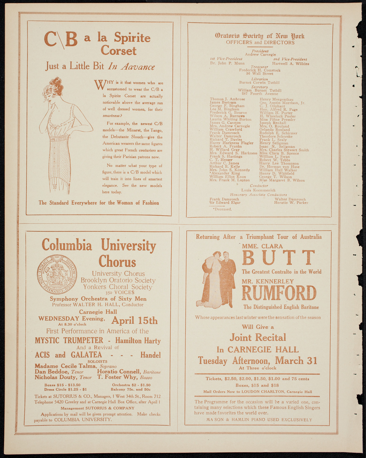 Newman Traveltalks: Florence and Venice, March 29, 1914, program page 8