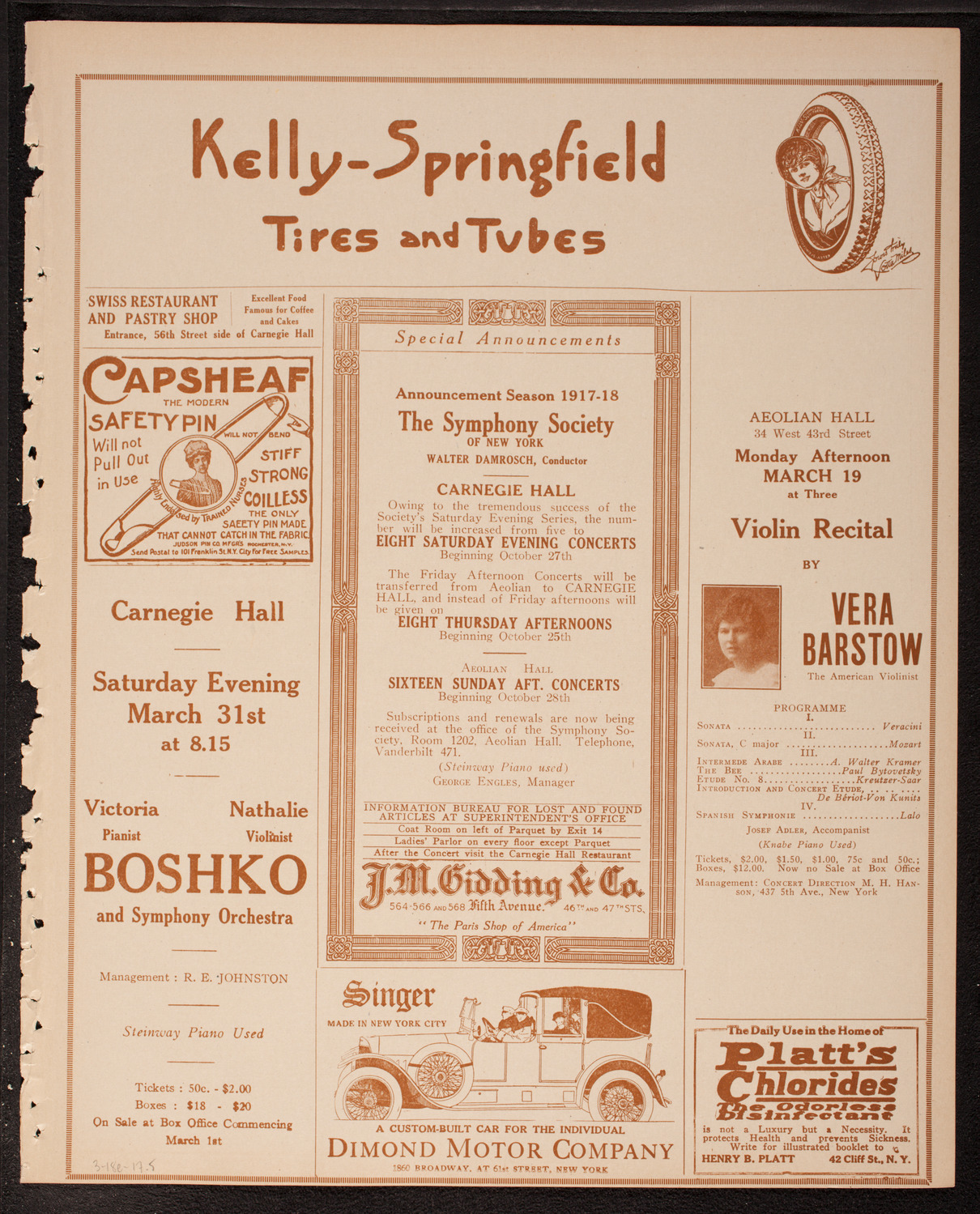 Newman Traveltalks: Korea, March 18, 1917, program page 9