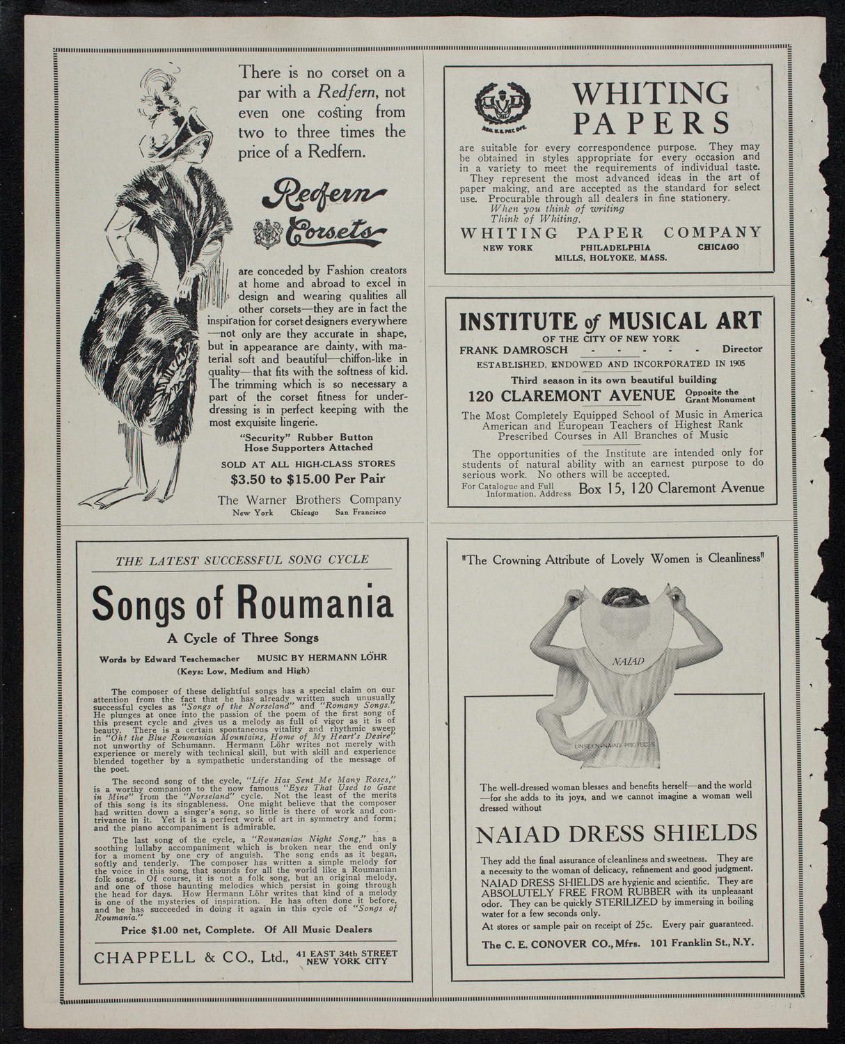 Alma Gluck, Soprano, November 2, 1912, program page 2