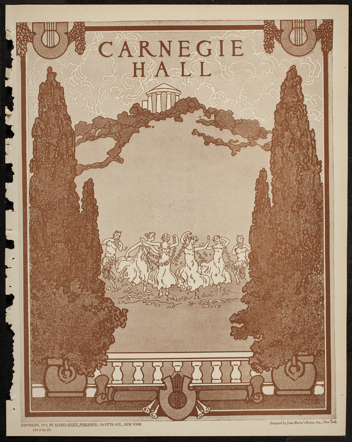 New York Philharmonic, February 6, 1920, program page 1