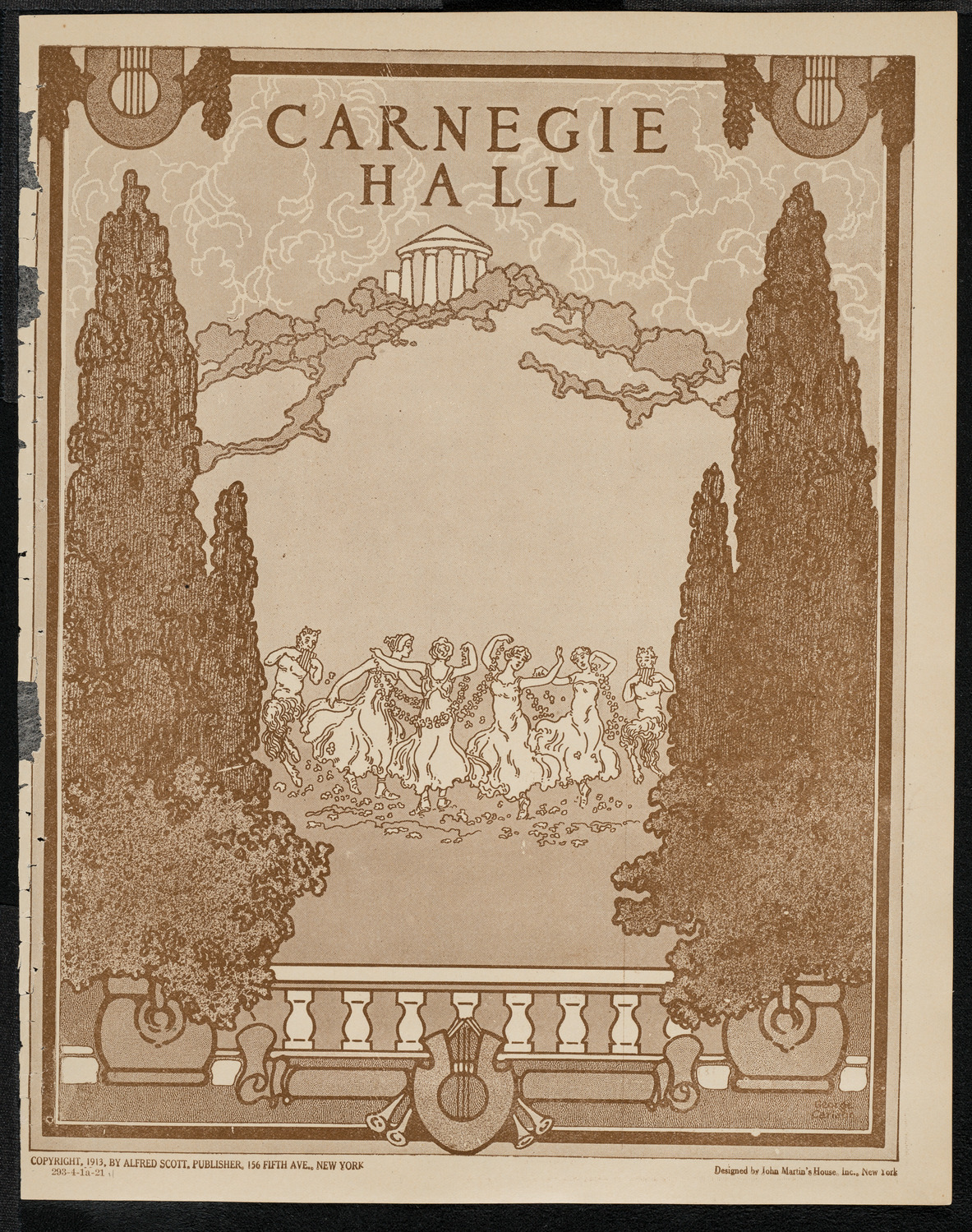 National Symphony Orchestra, April 1, 1921, program page 1