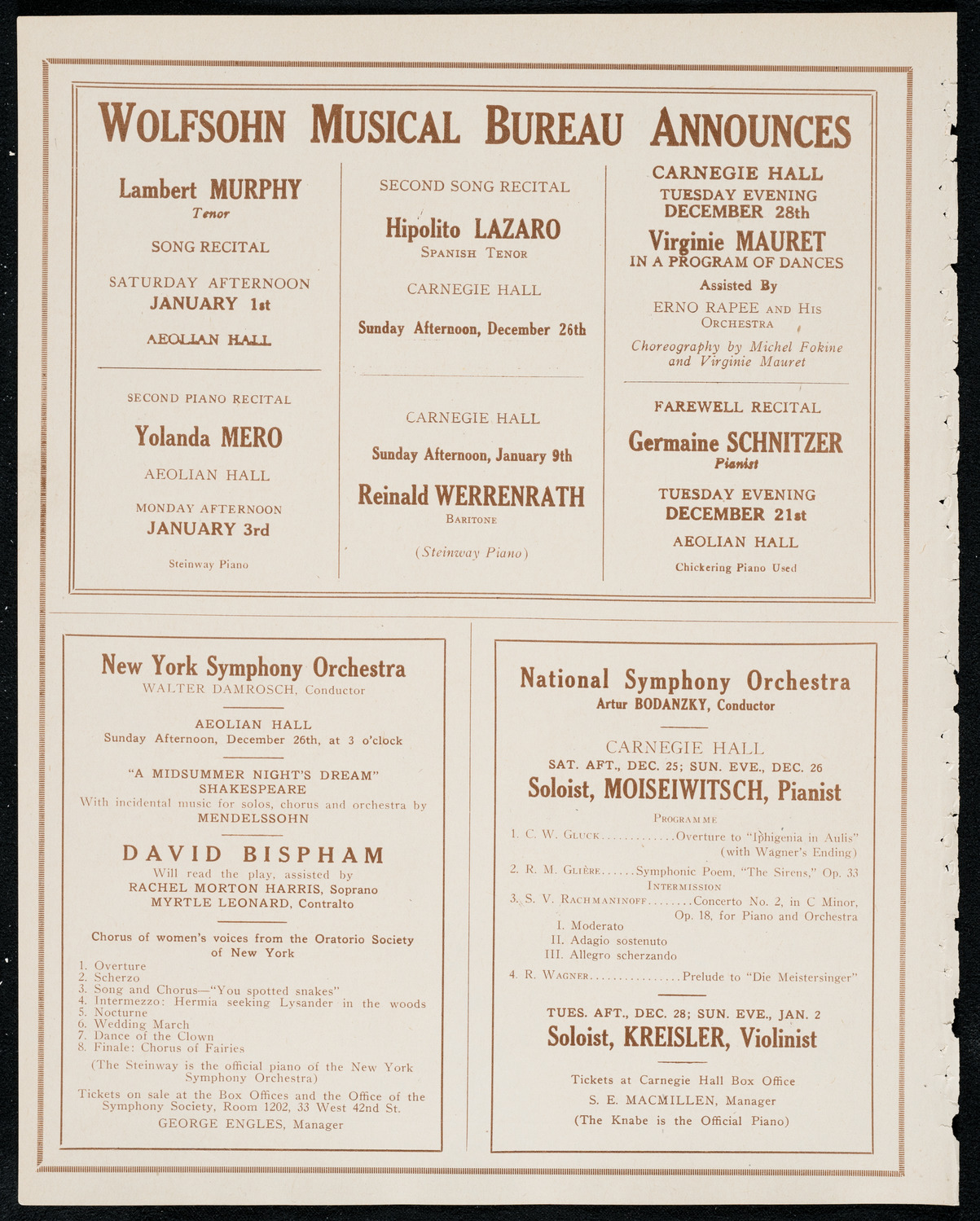 Newman Traveltalks: Ireland, December 19, 1920, program page 10