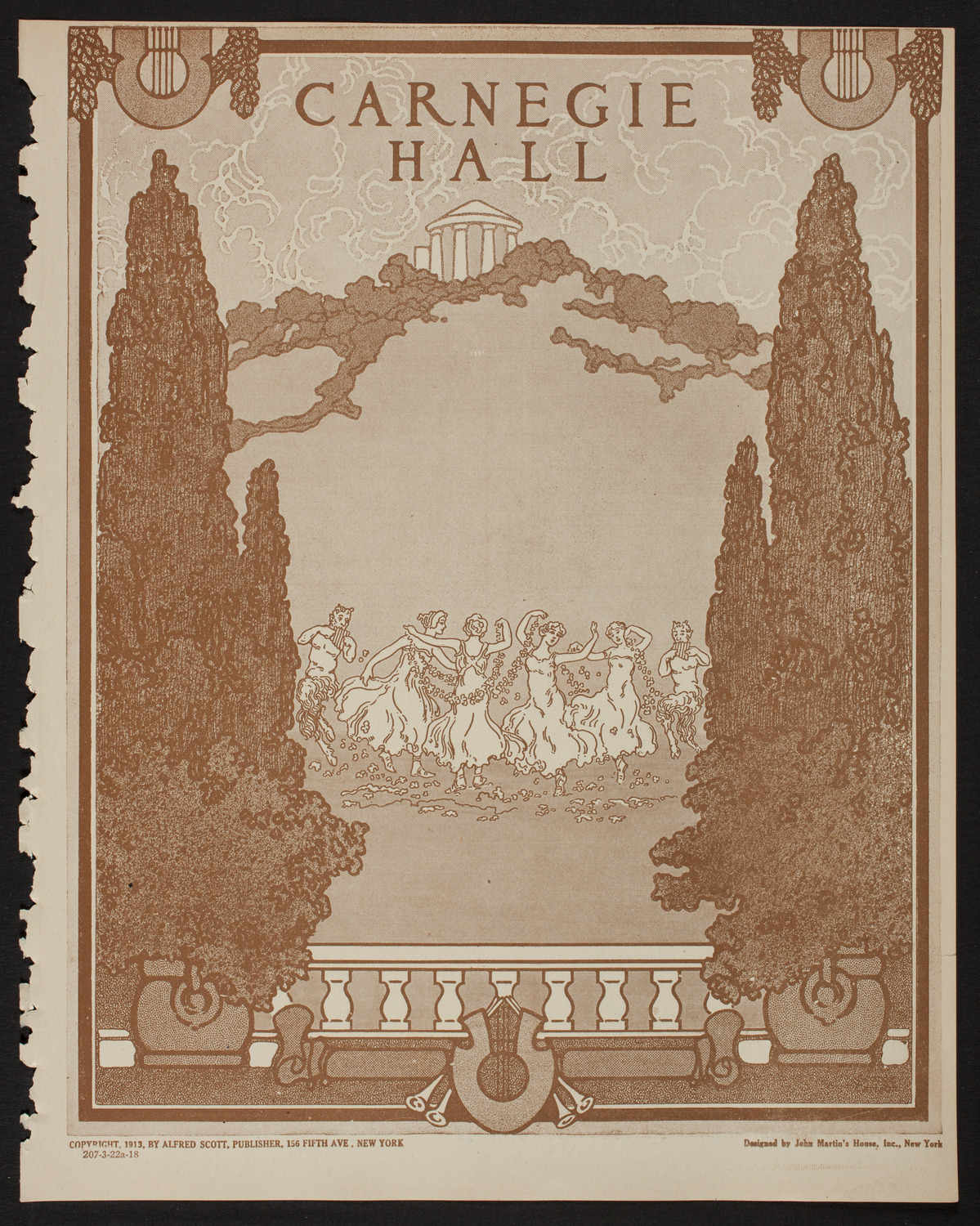 New York Philharmonic, March 22, 1918, program page 1