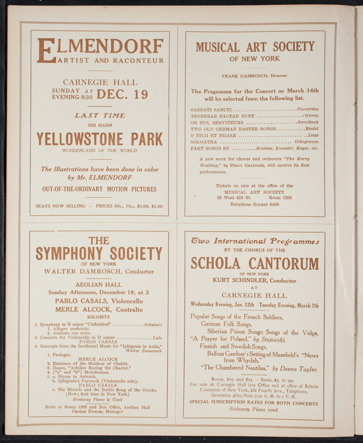 New York Banks' Glee Club, December 18, 1915, program page 8