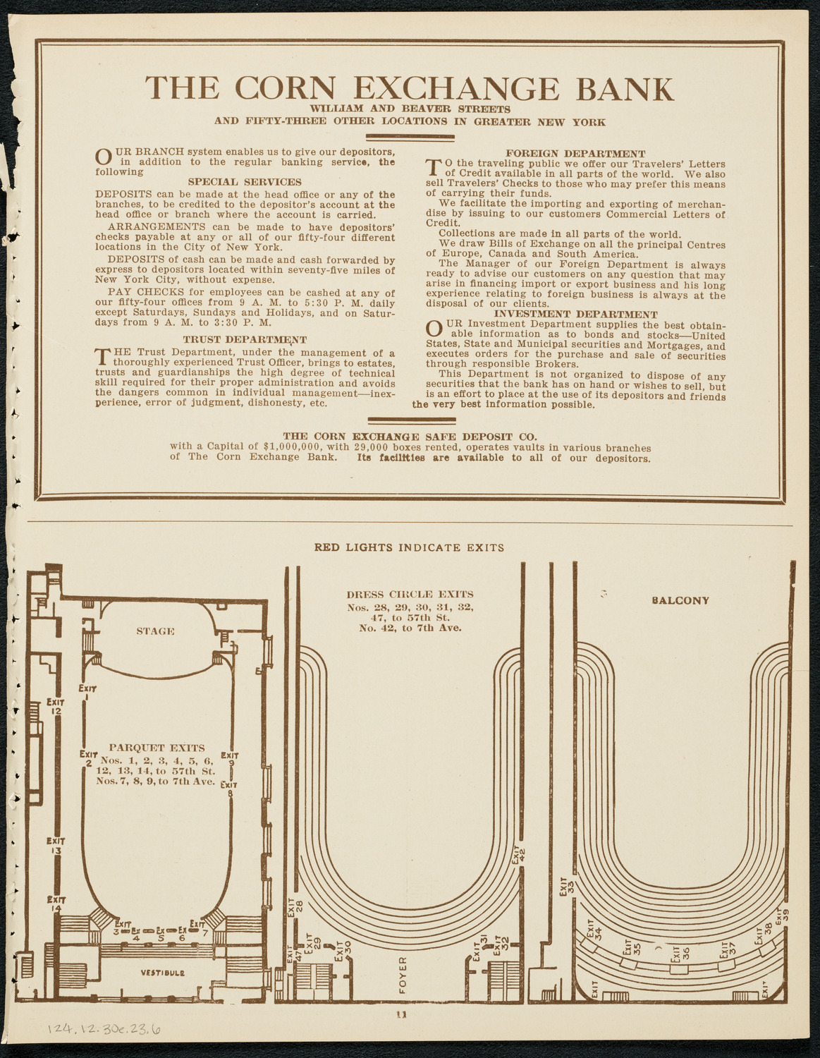 Fyodor Chaliapin, Tenor, December 30, 1923, program page 11