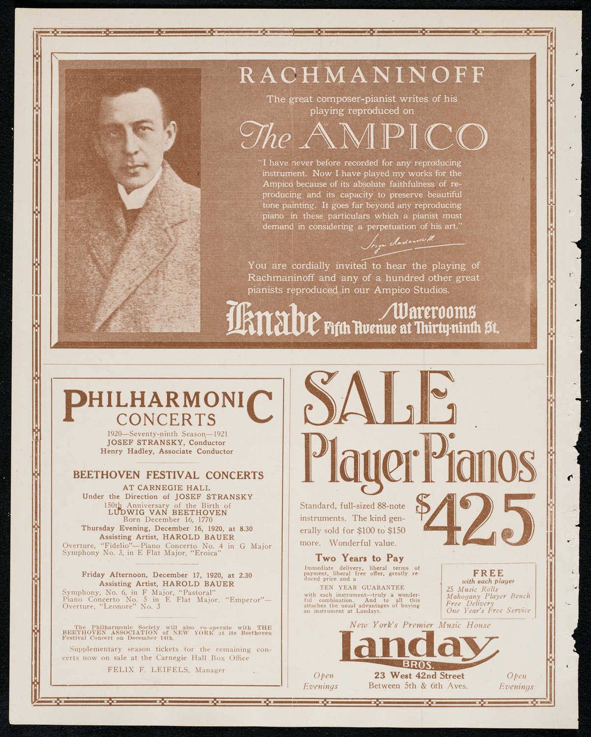 De Roda Helmuth, Soprano, December 13, 1920, program page 12