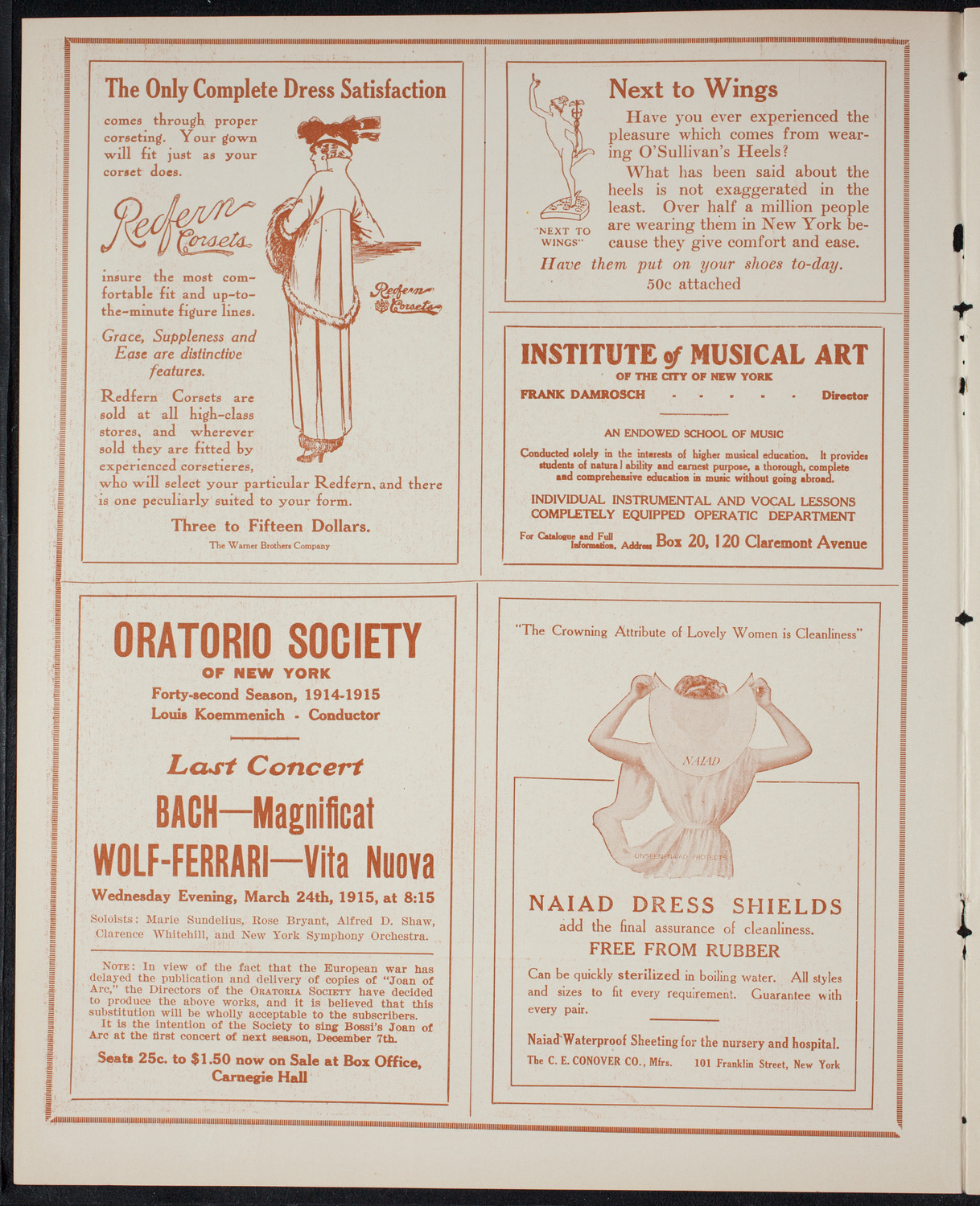 Symphony Concert for Young People, March 13, 1915, program page 2