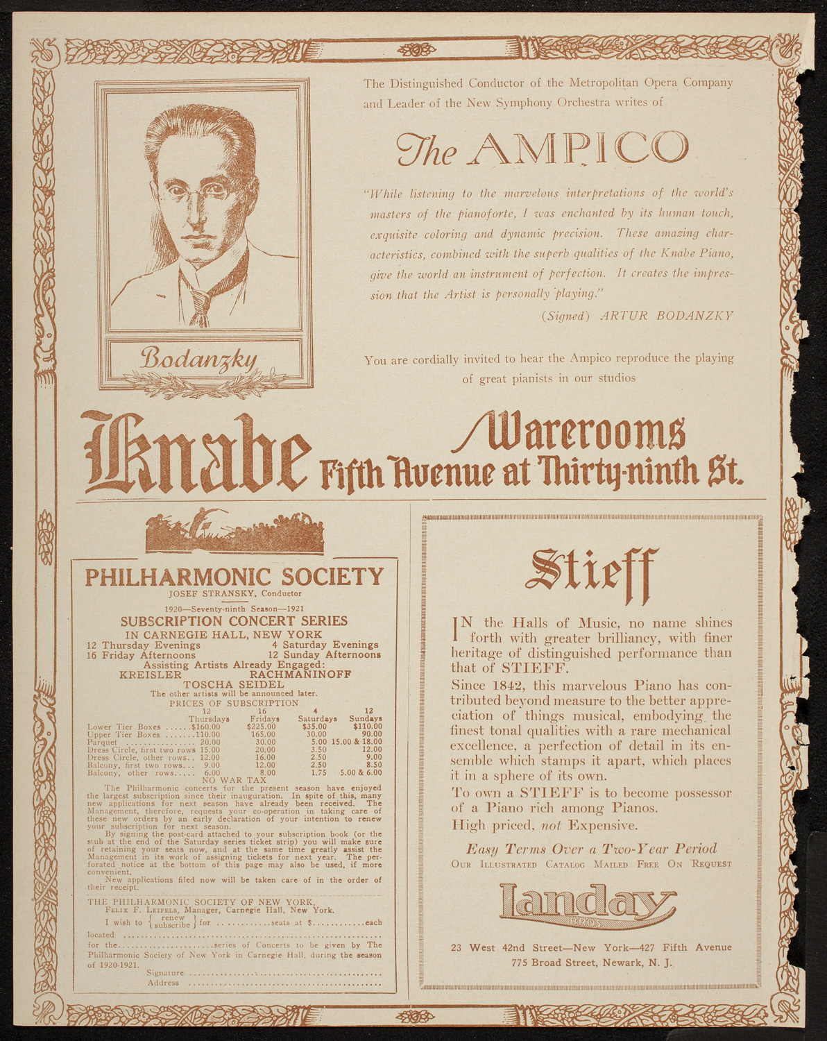 Girls' Club of the Bronx Church House: Pantomime Ballets and Divertissements, May 8, 1920, program page 12