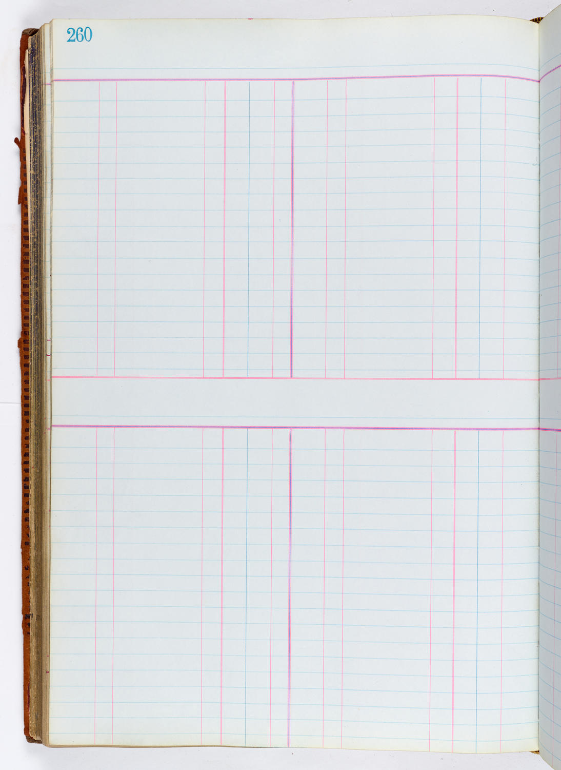 Music Hall Accounting Ledger, volume 1, page 260