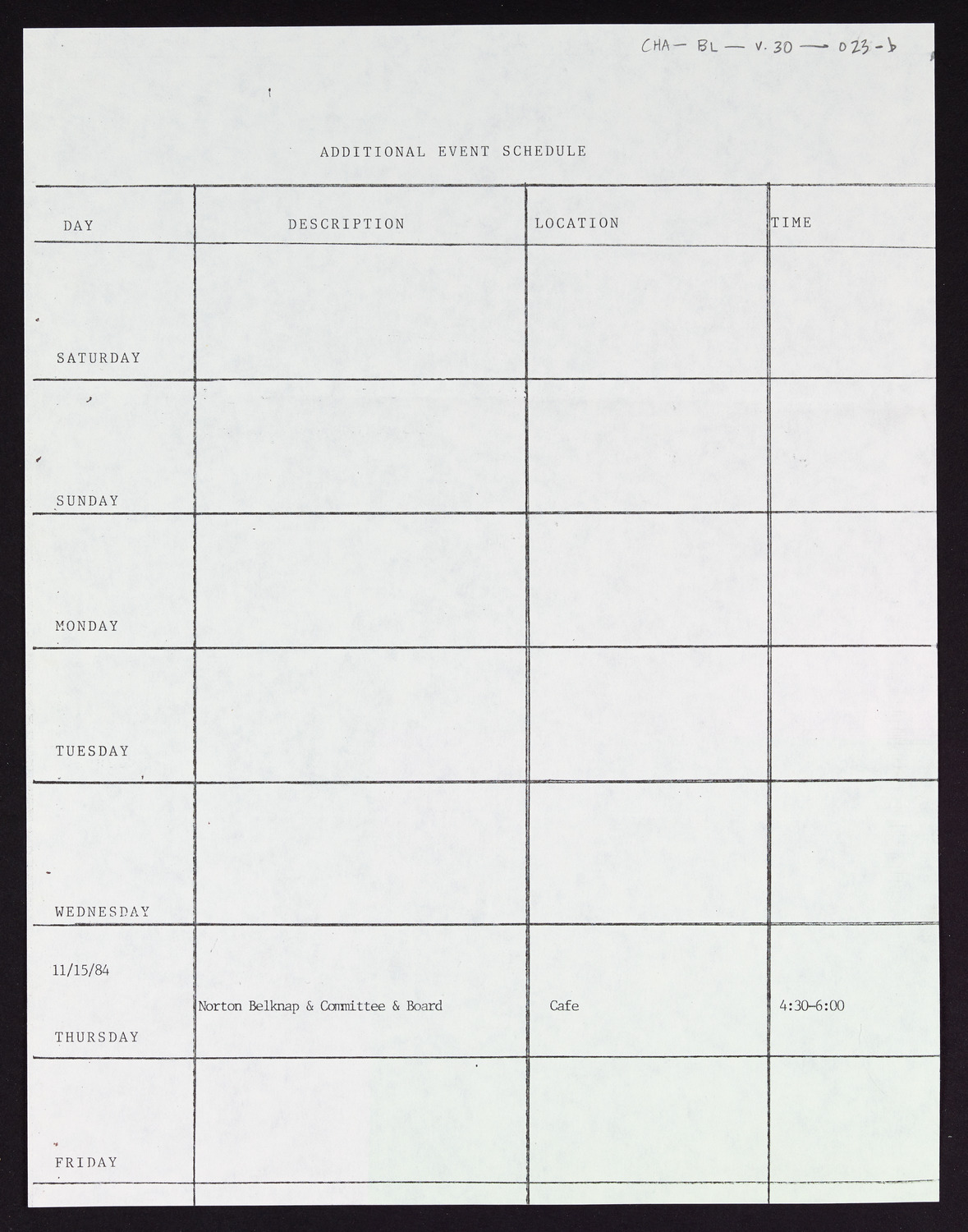 Carnegie Hall Booking Ledger, volume 30, page 23b