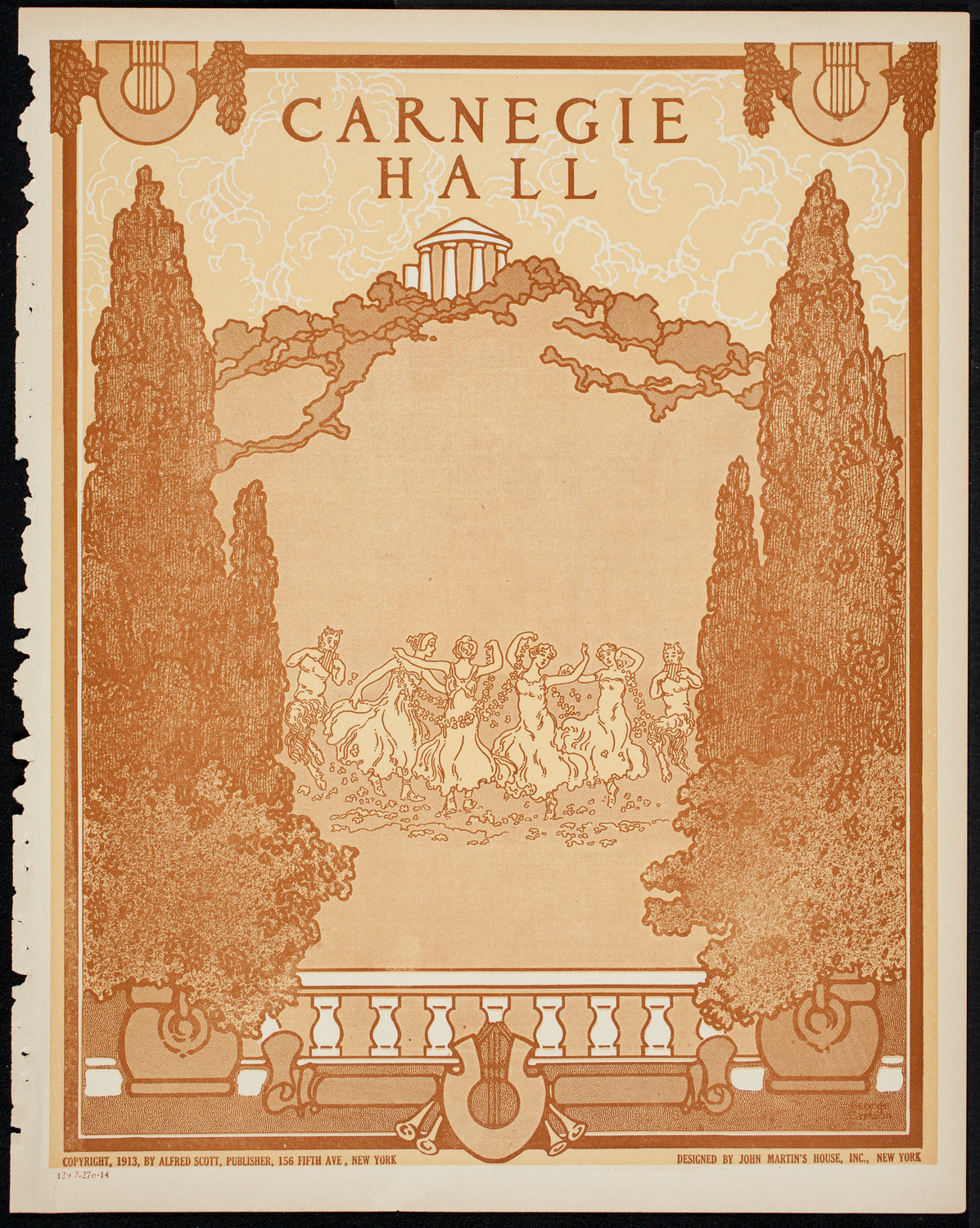 Benefit: New York Red Cross Hospital, February 27, 1914, program page 1