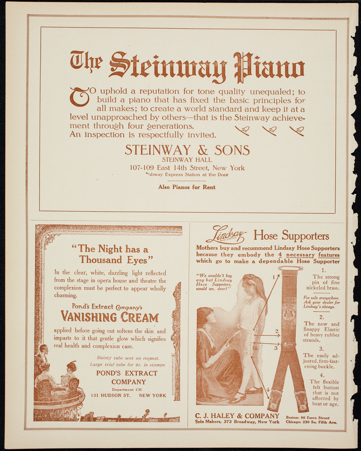 Burton Holmes Travelogue: The New Manila, January 12, 1914, program page 4