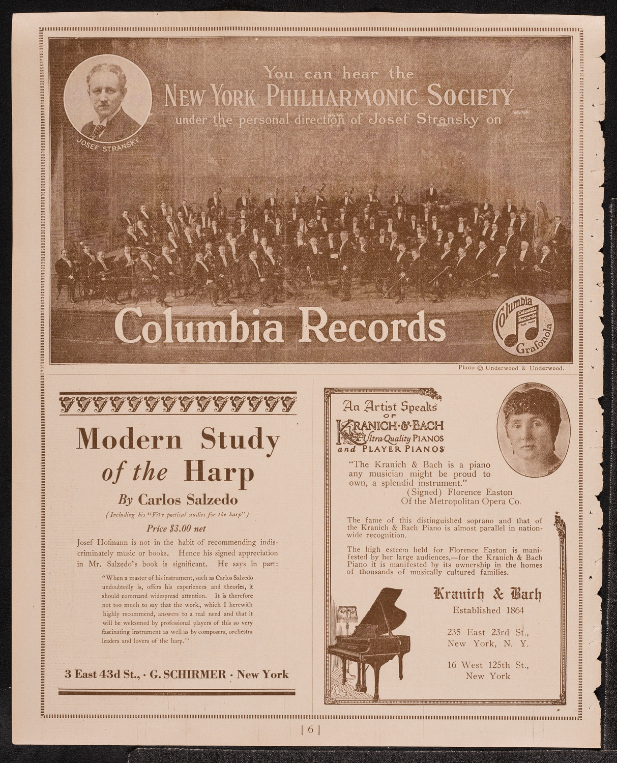 Anna Pinto, Assisted by Distinguished Artists, October 24, 1921, program page 6