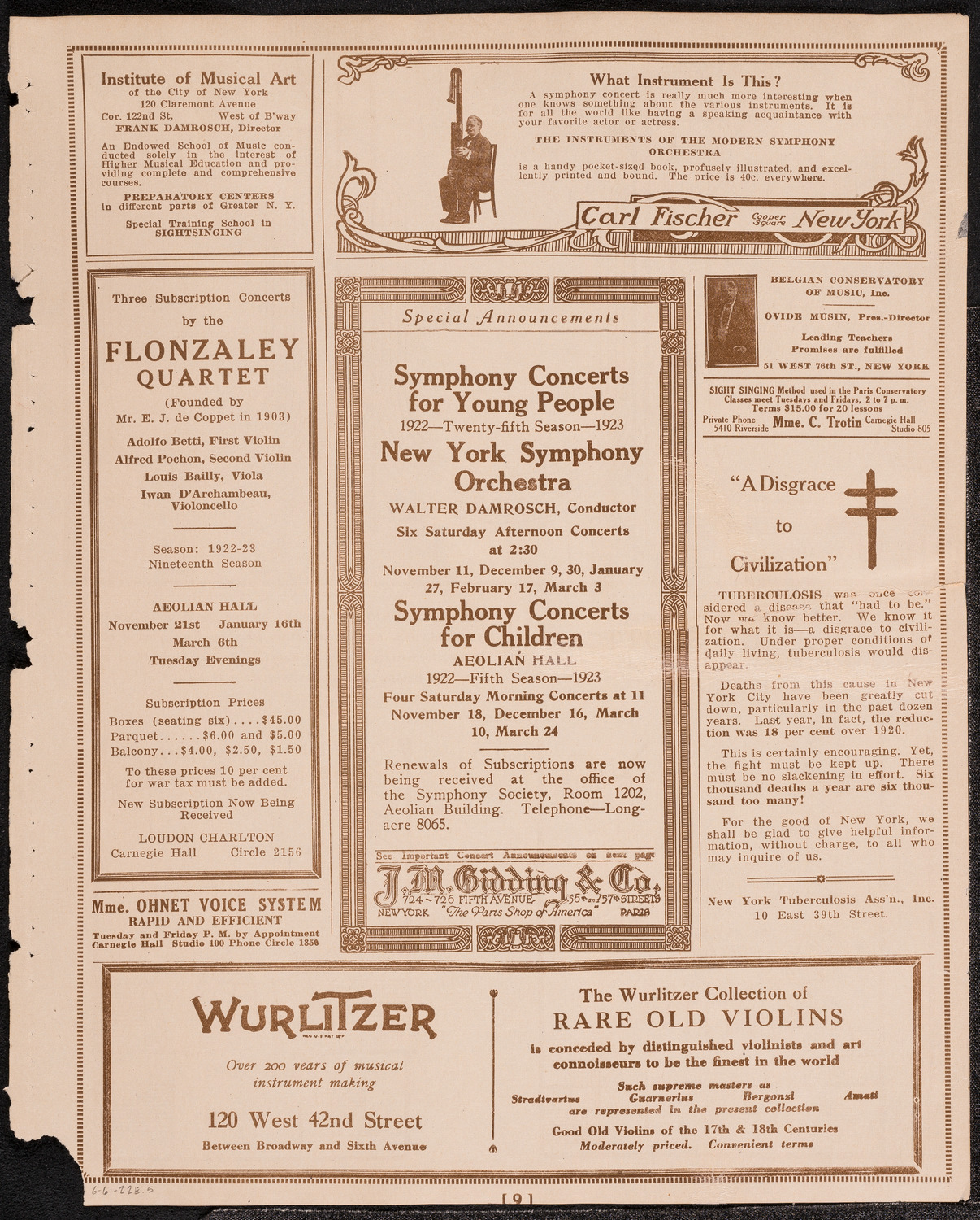 Graduation: College of Dental and Oral Surgery, June 6, 1922, program page 7