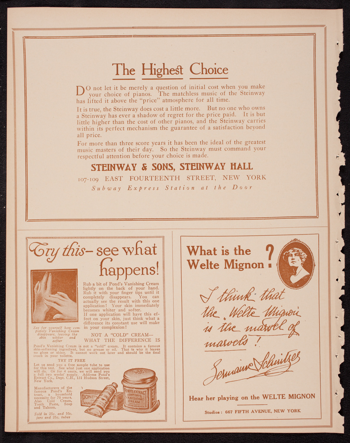 New York Banks' Glee Club, December 11, 1916, program page 4