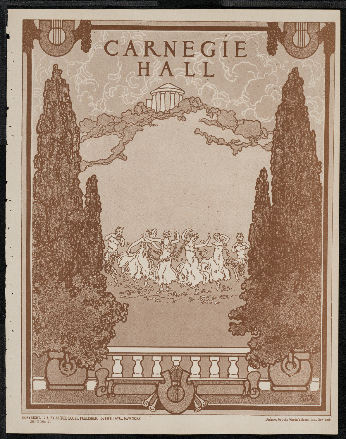New York Symphony Orchestra, March 10, 1921, program page 1