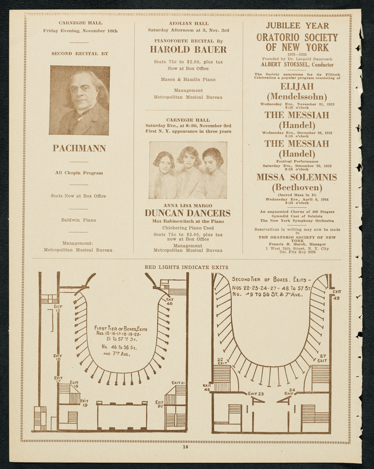 Operatic Concert and First Showing of "The Sons of Italy" ("I figli d'Italia"), October 28, 1923, program page 10