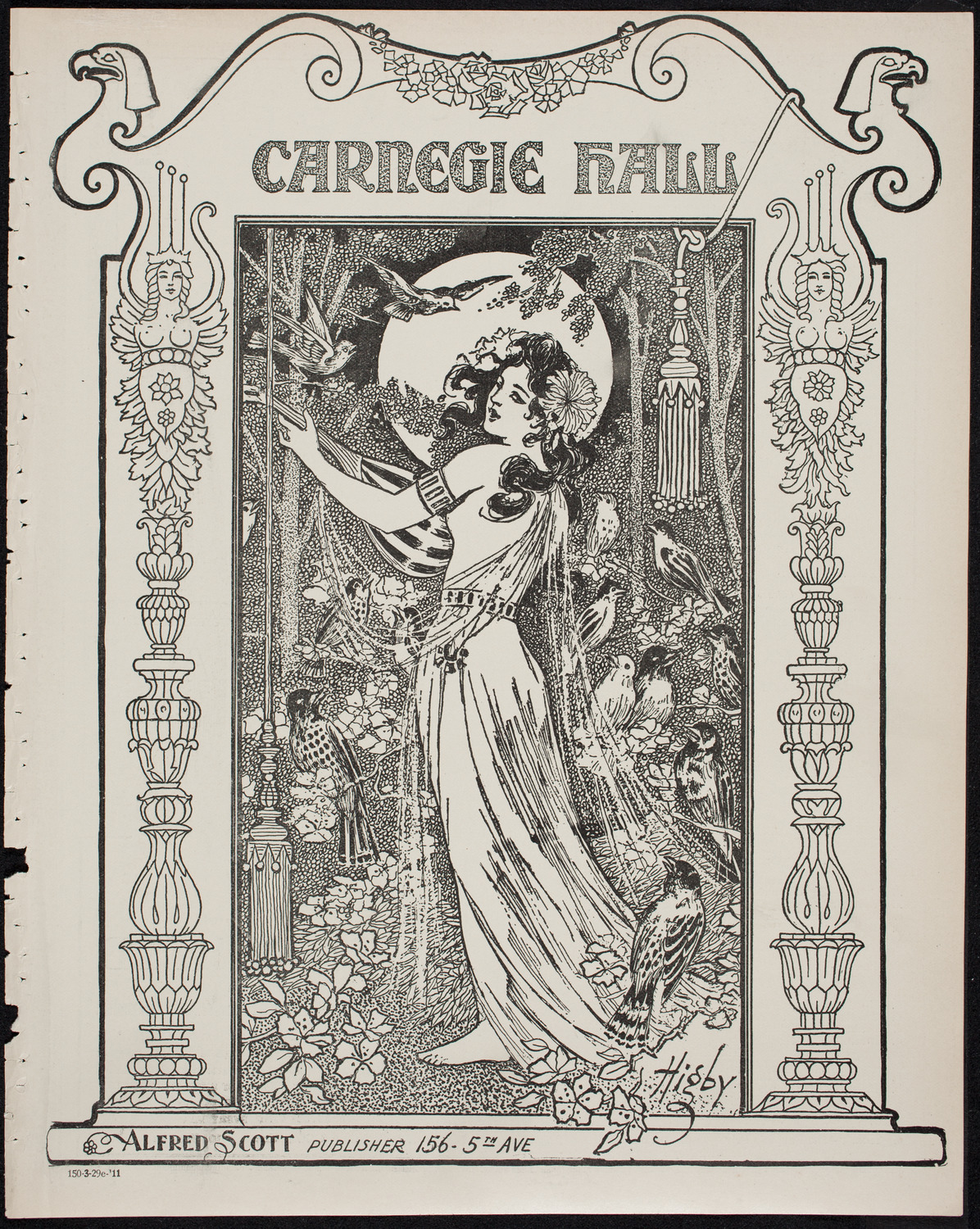 Oratorio Society of New York, March 29, 1911, program page 1