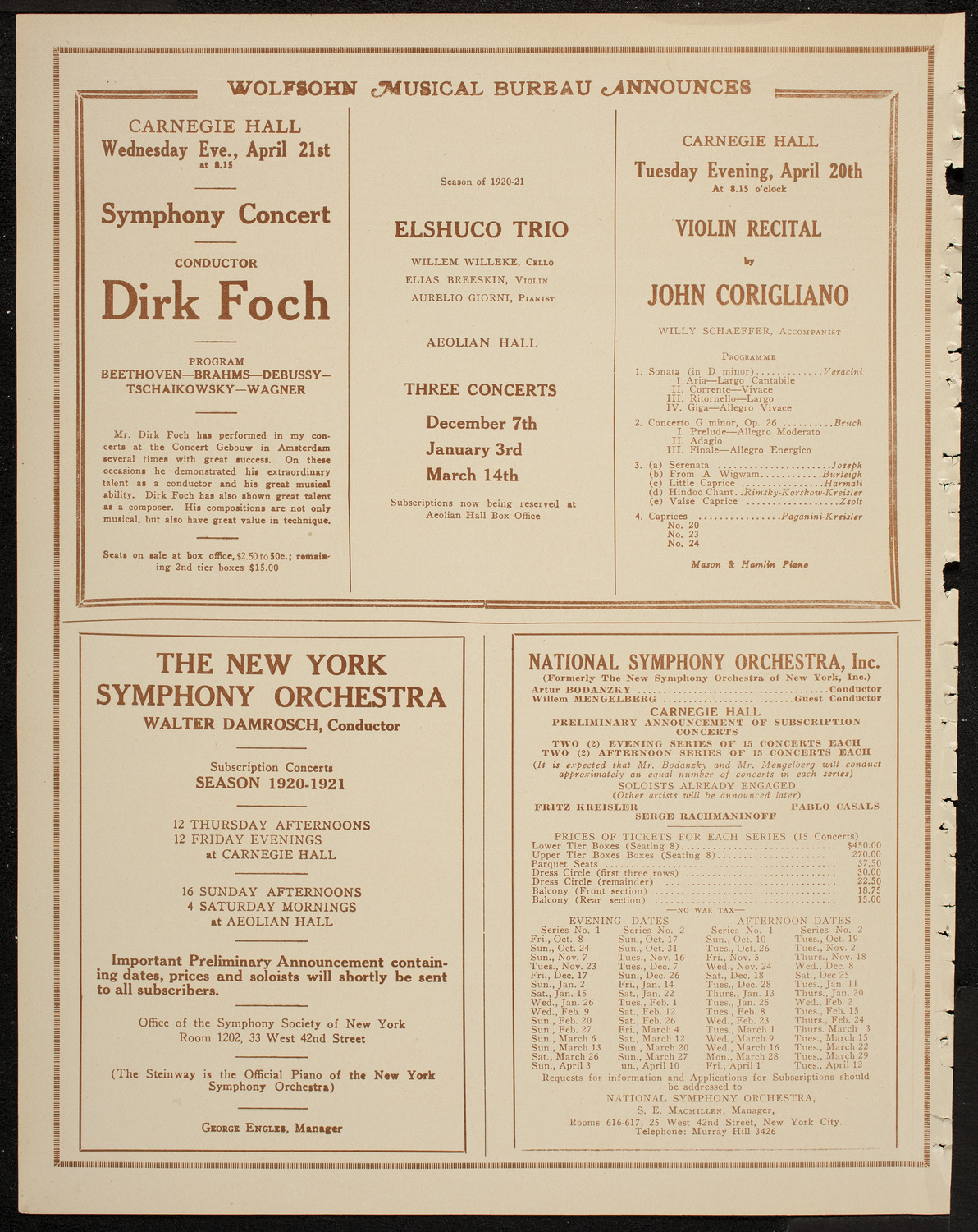 Vestoff-Serova School of Dancing, April 17, 1920, program page 8