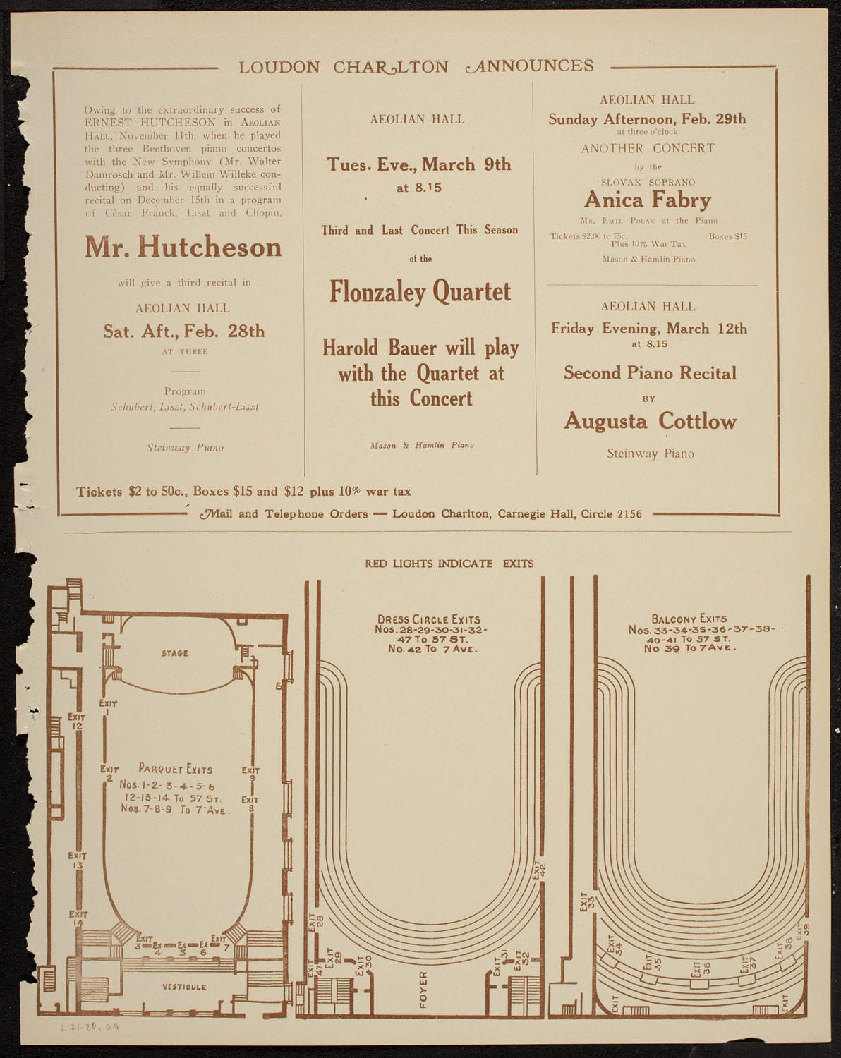 Symphony Concert for Young People, February 21, 1920, program page 11