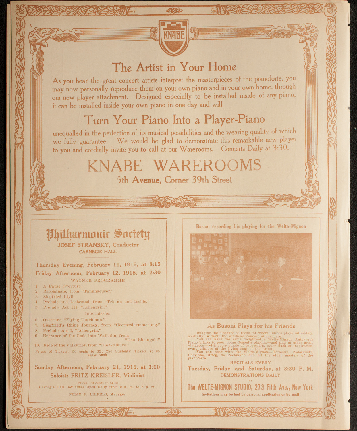 Hampton Institute Meeting and Concert, February 8, 1915, program page 12