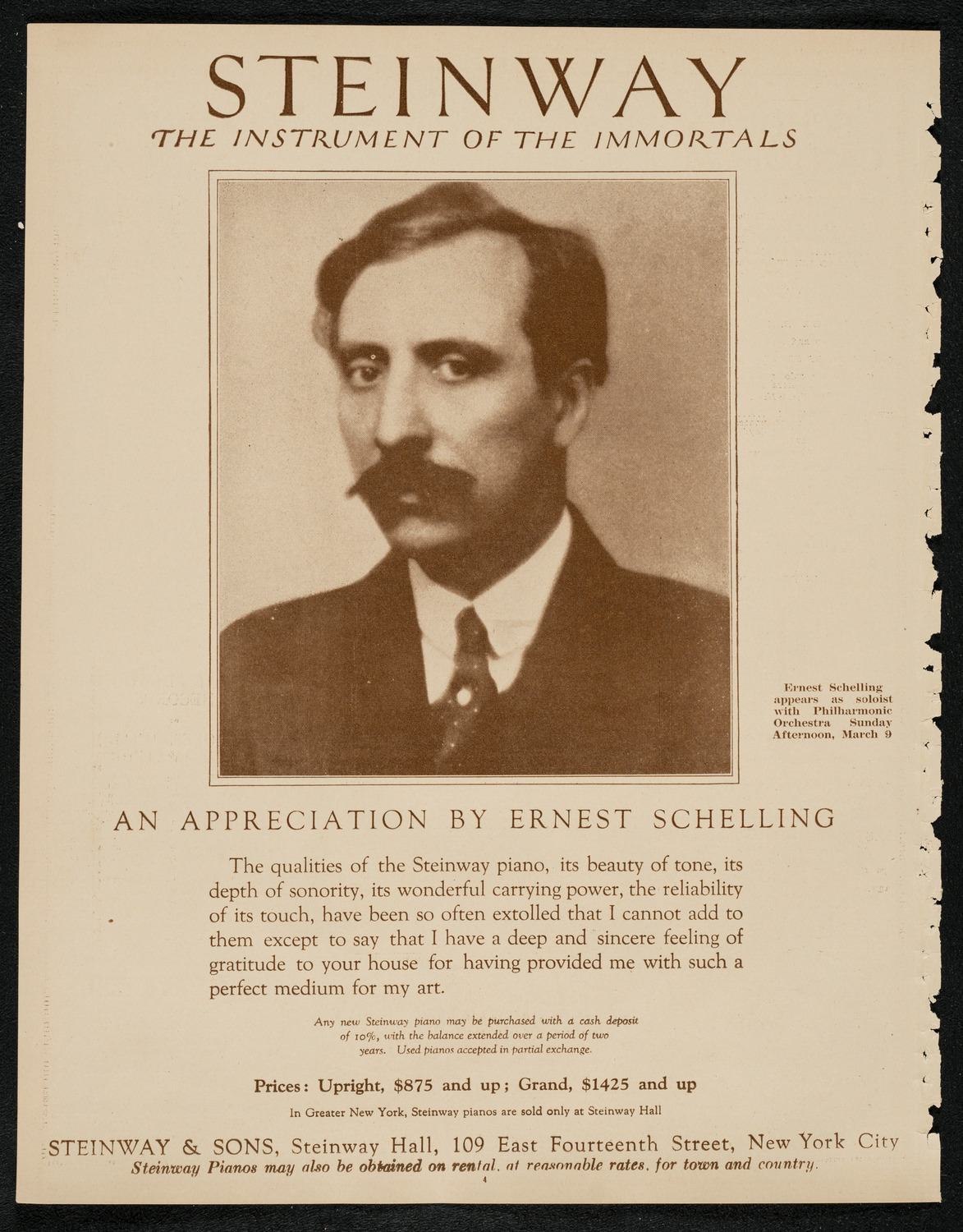 Intercollegiate Glee Club Contest, March 1, 1924, program page 4