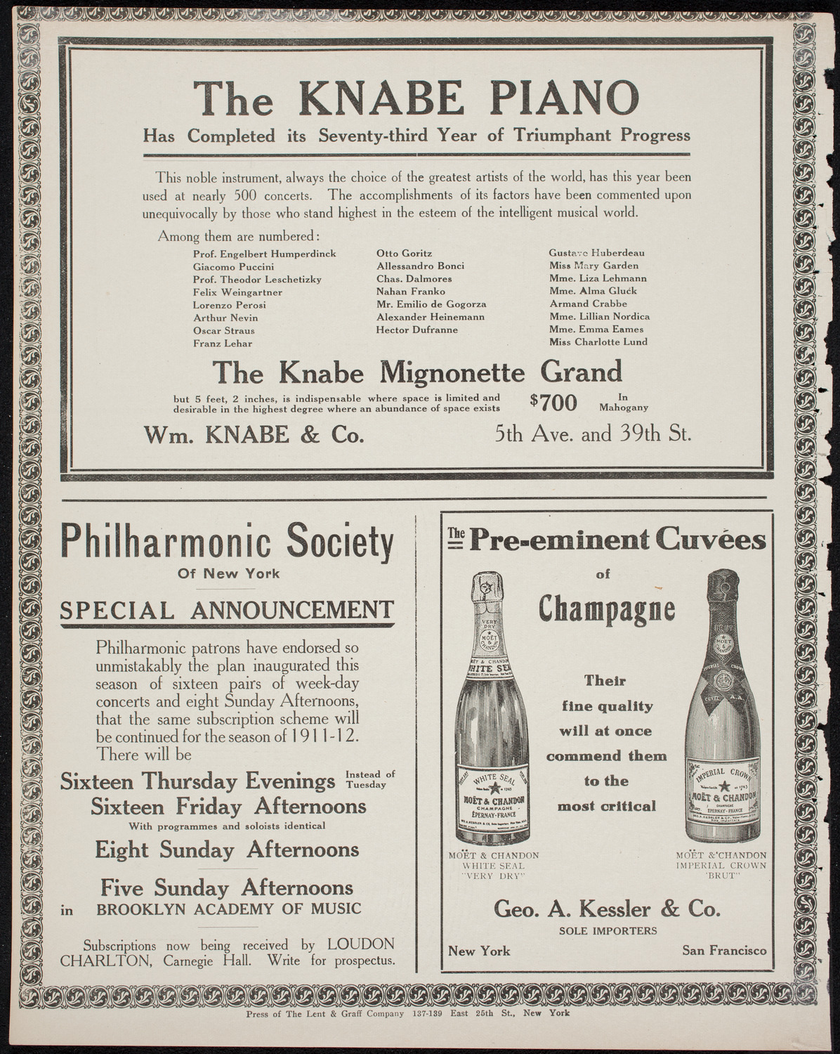 David Bispham, Baritone, May 21, 1911, program page 12