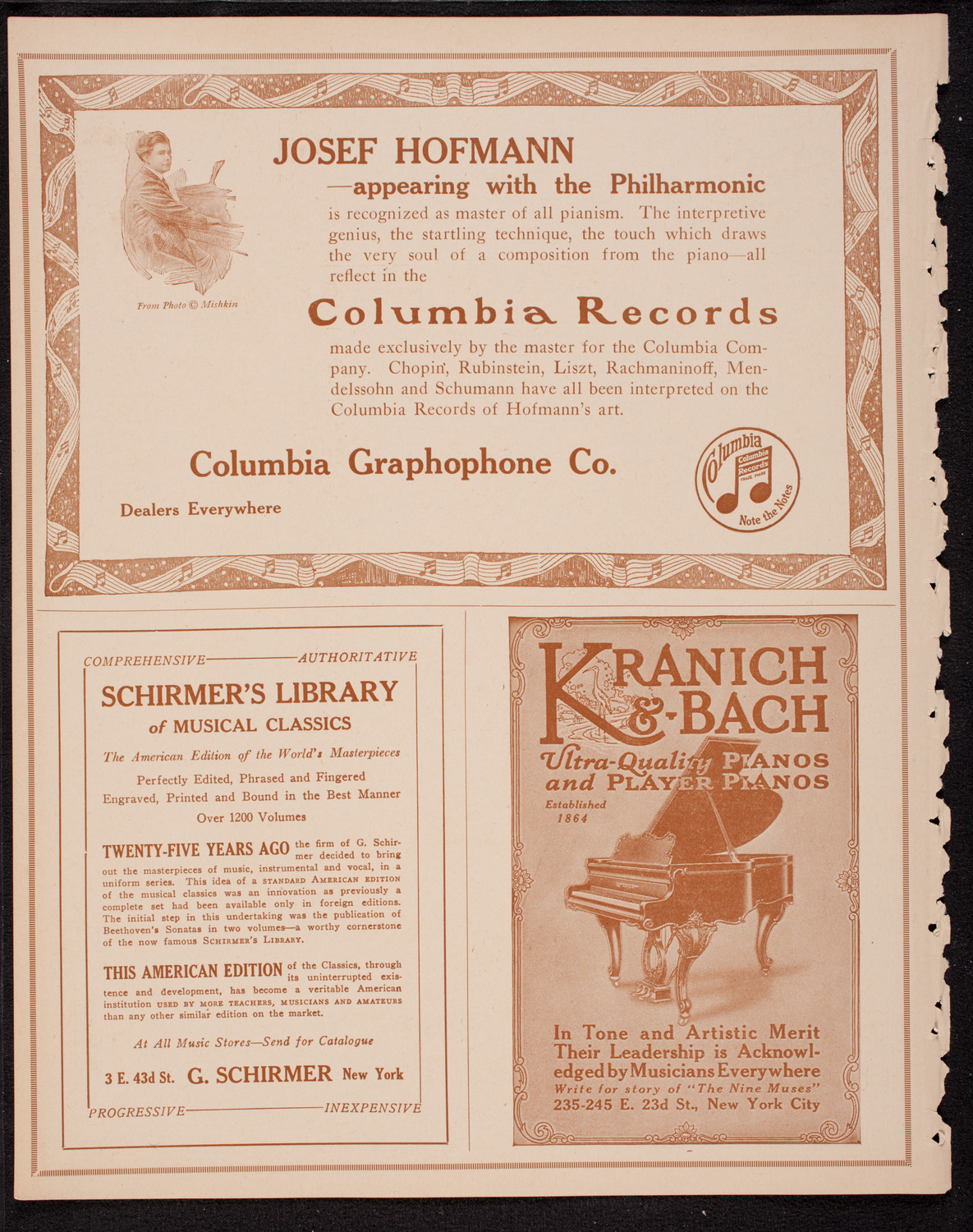 Elmendorf Lecture: Spain, November 12, 1916, program page 6