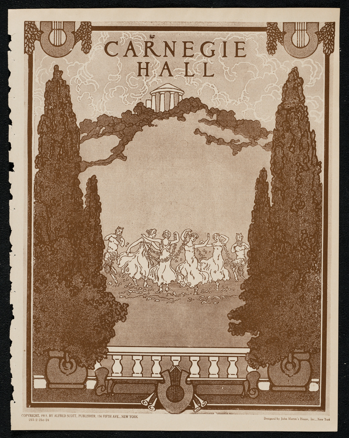 New York Philharmonic, February 21, 1924, program page 1