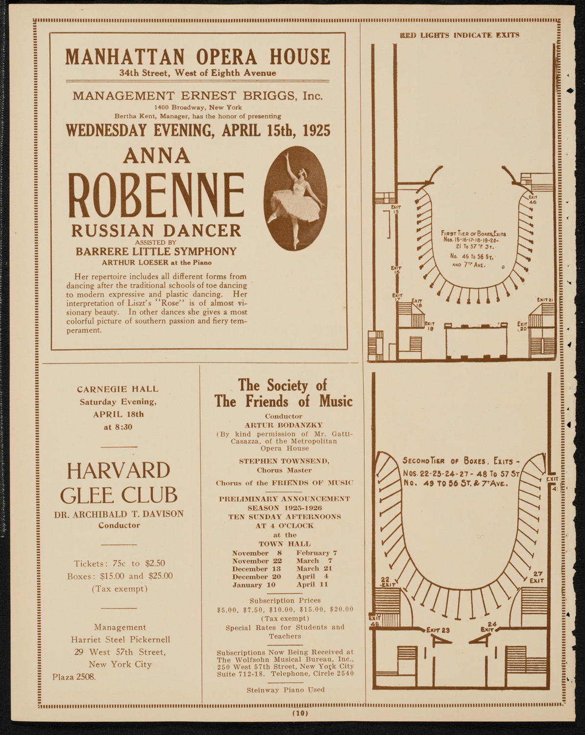 Jewish Teachers' Seminary Annual Concert, April 12, 1925, program page 10