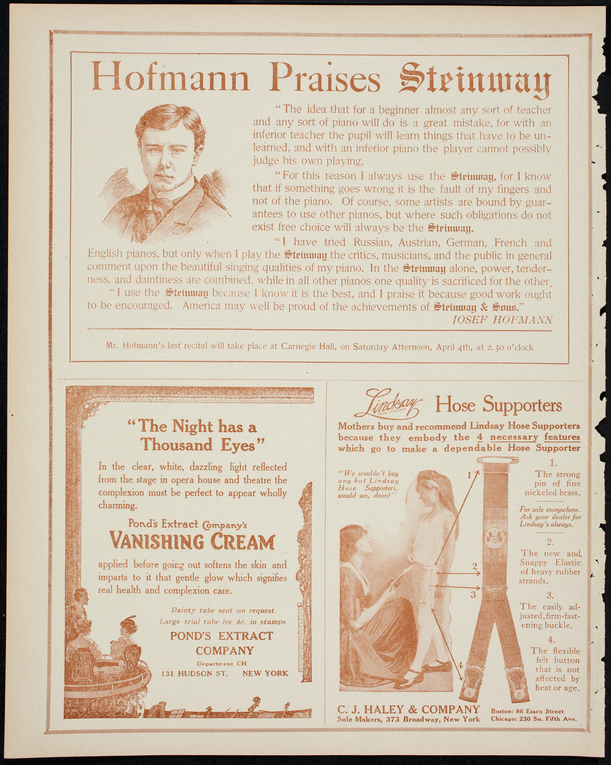 Newman Traveltalks: Rome, March 22, 1914, program page 4